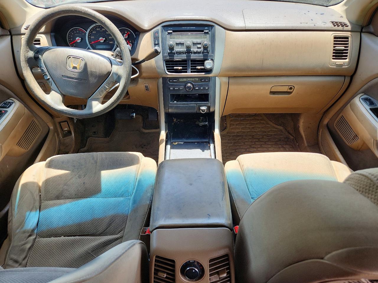 2007 Honda Pilot Ex Burgundy vin: 2HKYF18487H509393