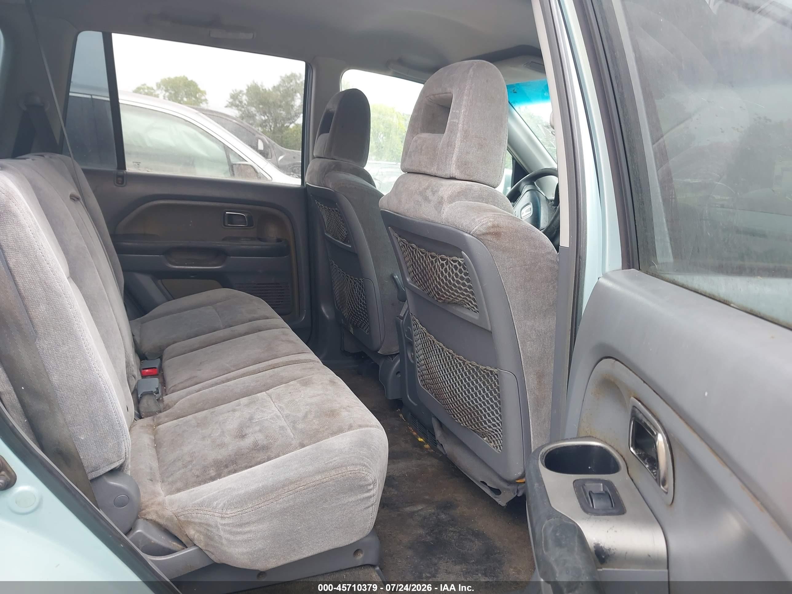 2003 Honda Pilot Ex Синий vin: 2HKYF18493H514161