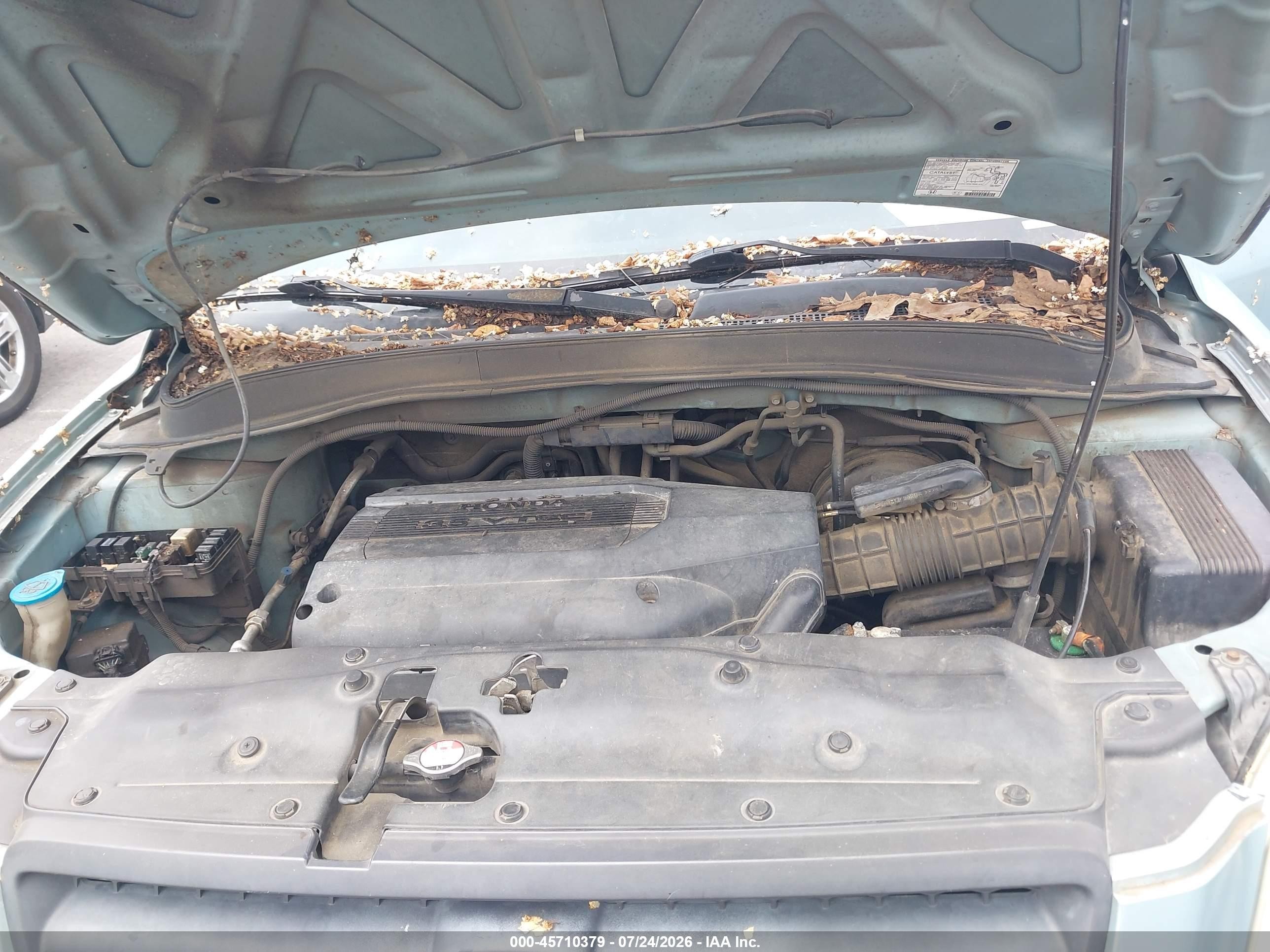2003 Honda Pilot Ex Синий vin: 2HKYF18493H514161