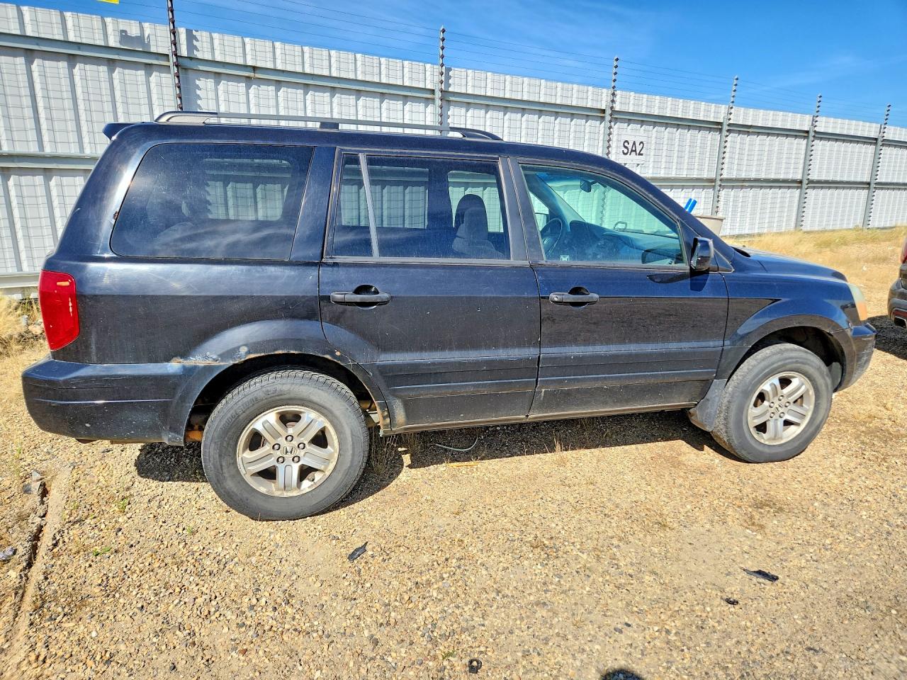 2005 Honda Pilot Ex Черный vin: 2HKYF18495H003567