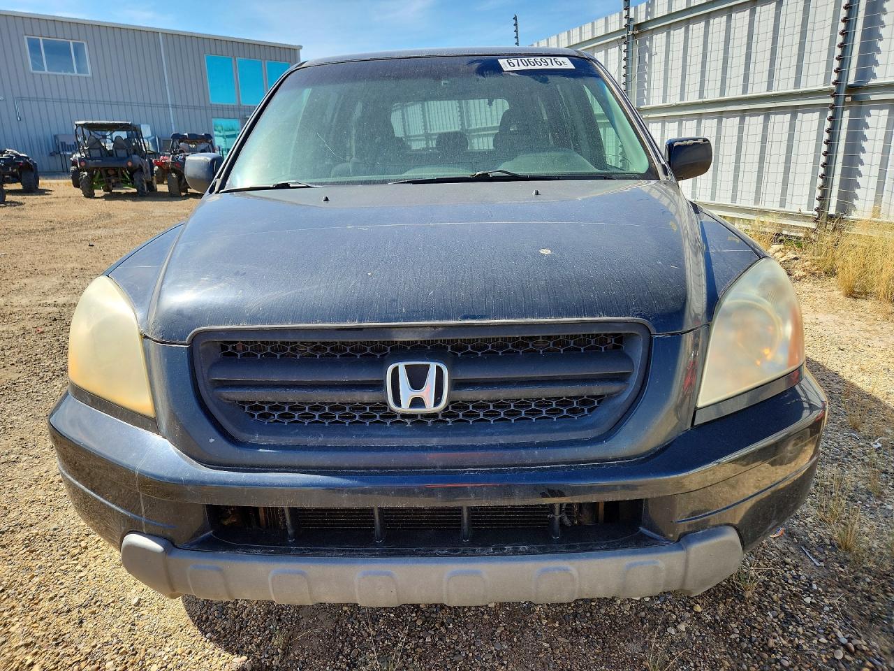 2005 Honda Pilot Ex Черный vin: 2HKYF18495H003567
