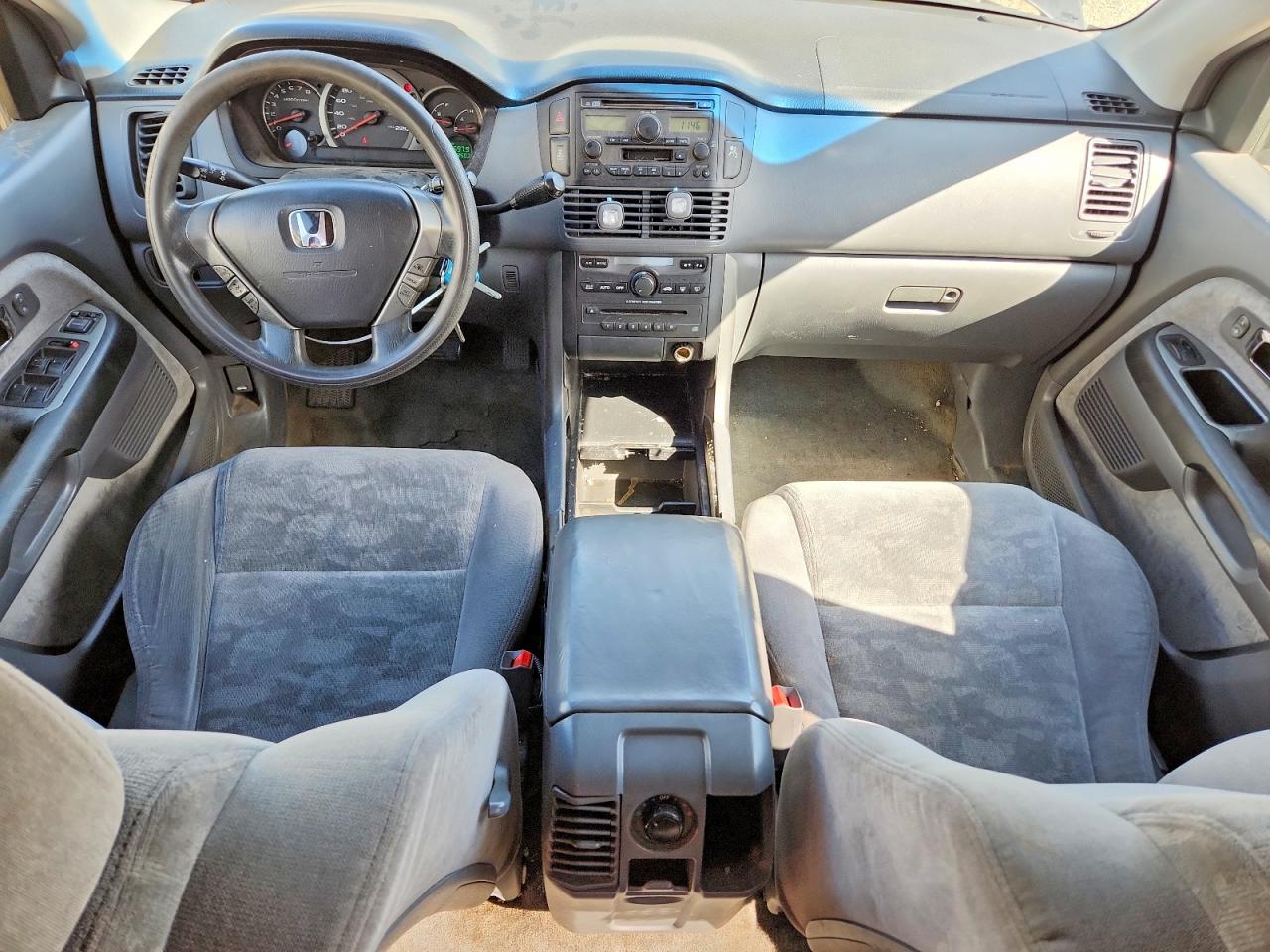 2005 Honda Pilot Ex Черный vin: 2HKYF18495H003567