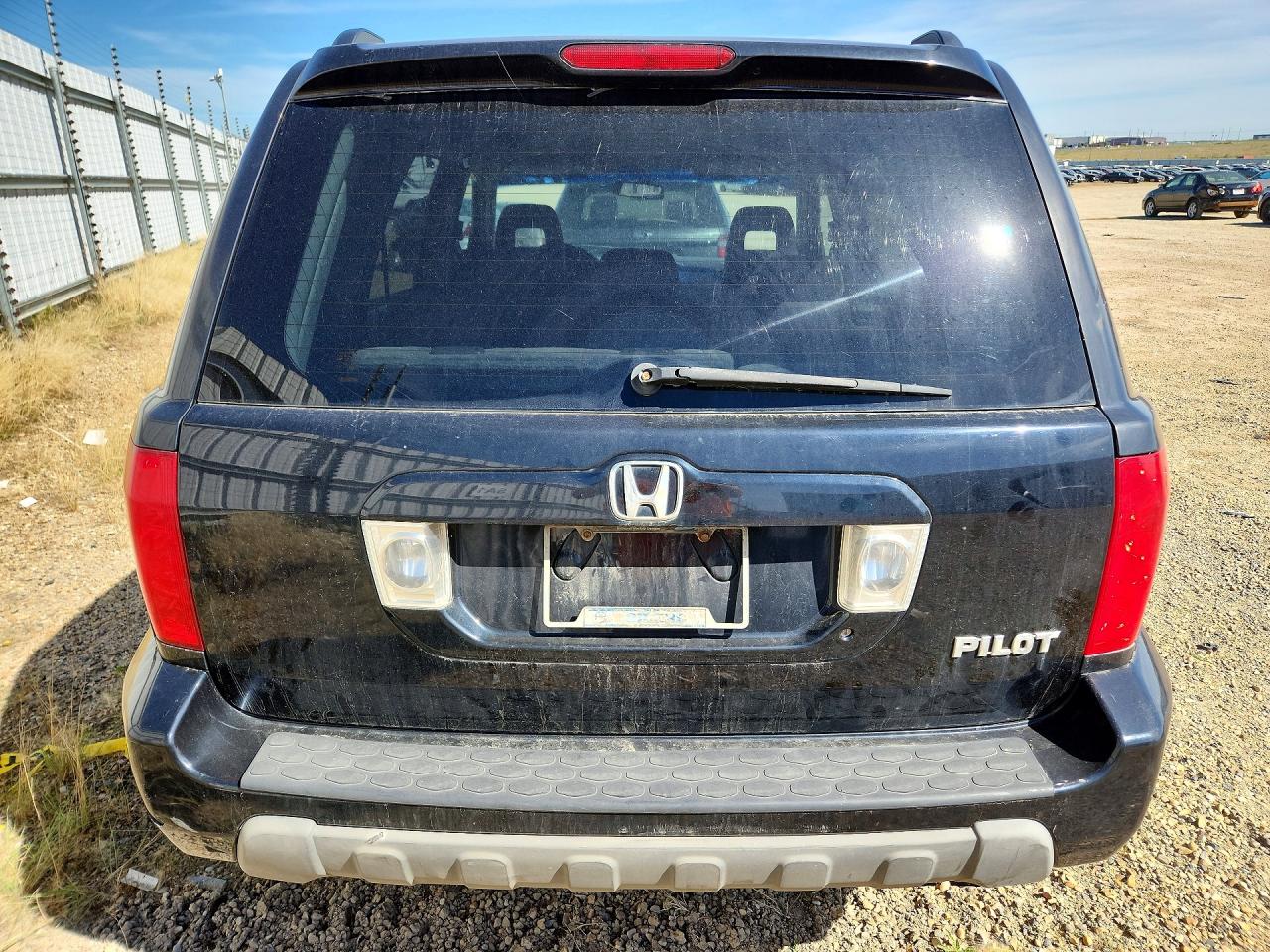 2005 Honda Pilot Ex Черный vin: 2HKYF18495H003567