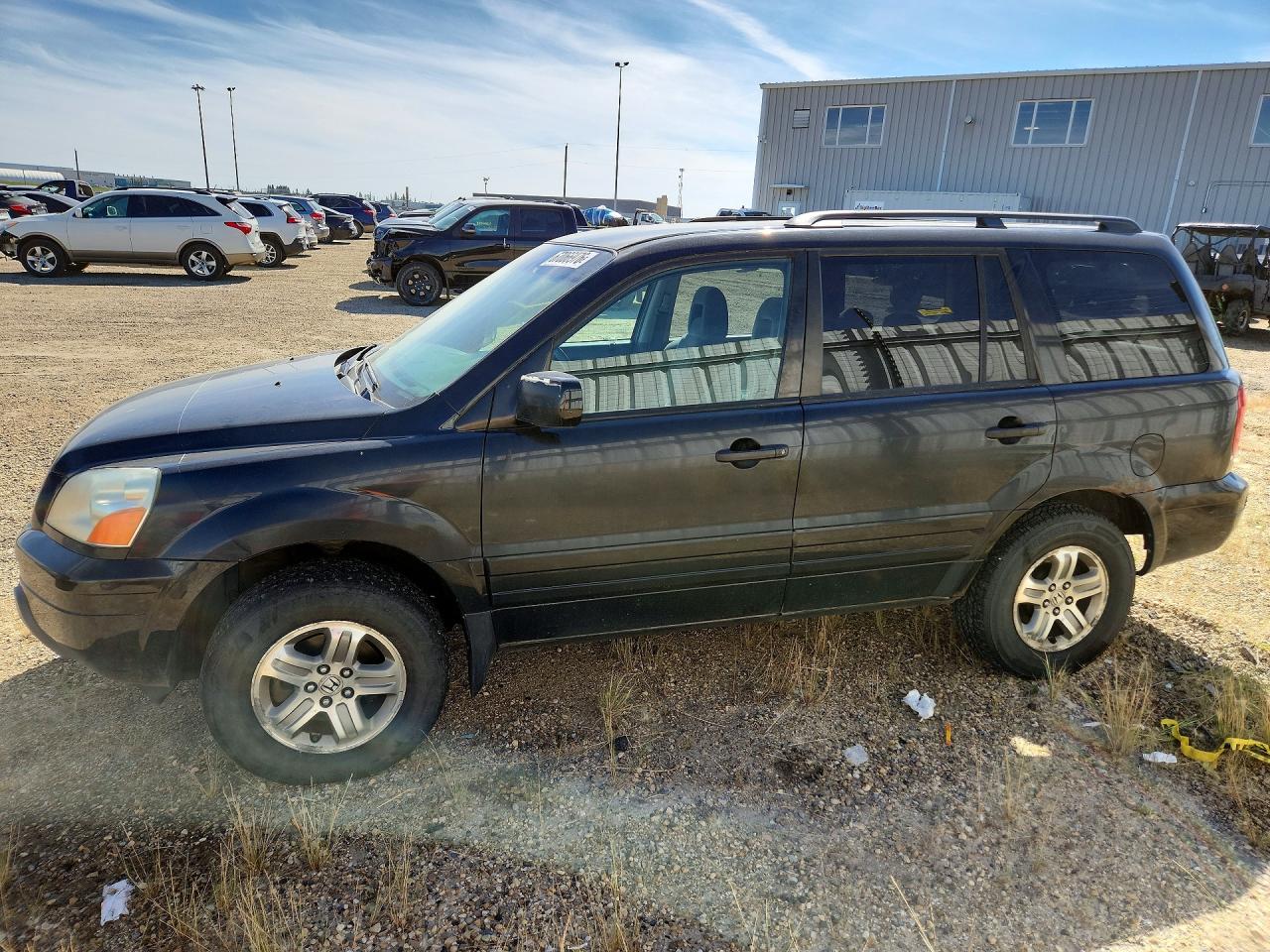 2005 Honda Pilot Ex Черный vin: 2HKYF18495H003567