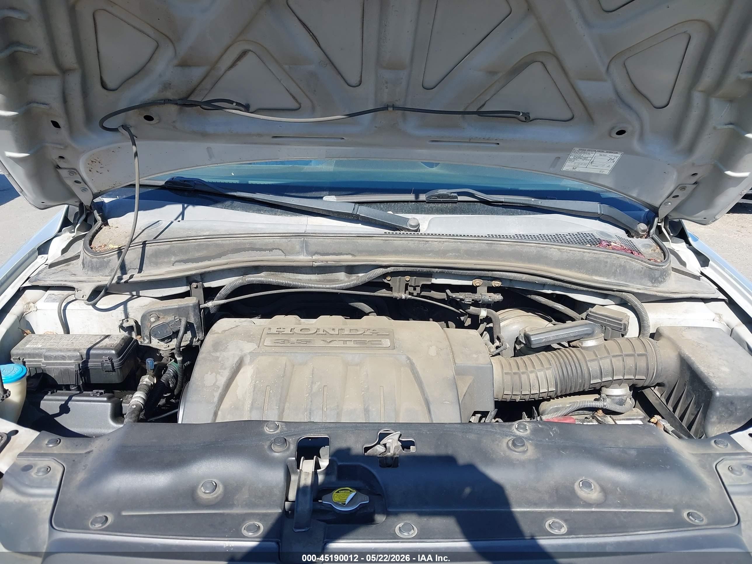 2005 Honda Pilot Ex Silver vin: 2HKYF18495H522862