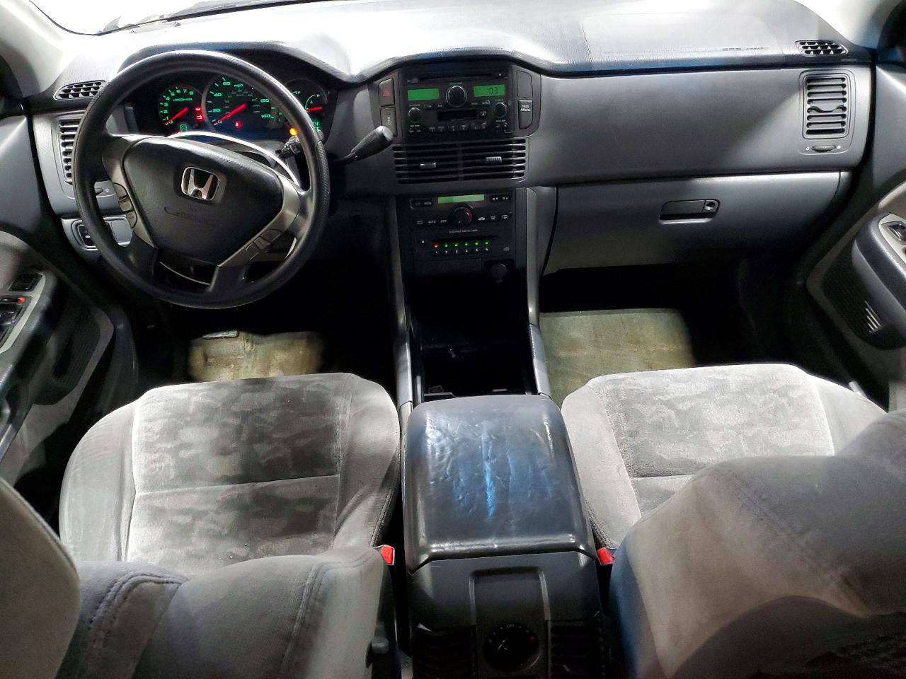 2005 Honda Pilot Ex Silver vin: 2HKYF18495H526149