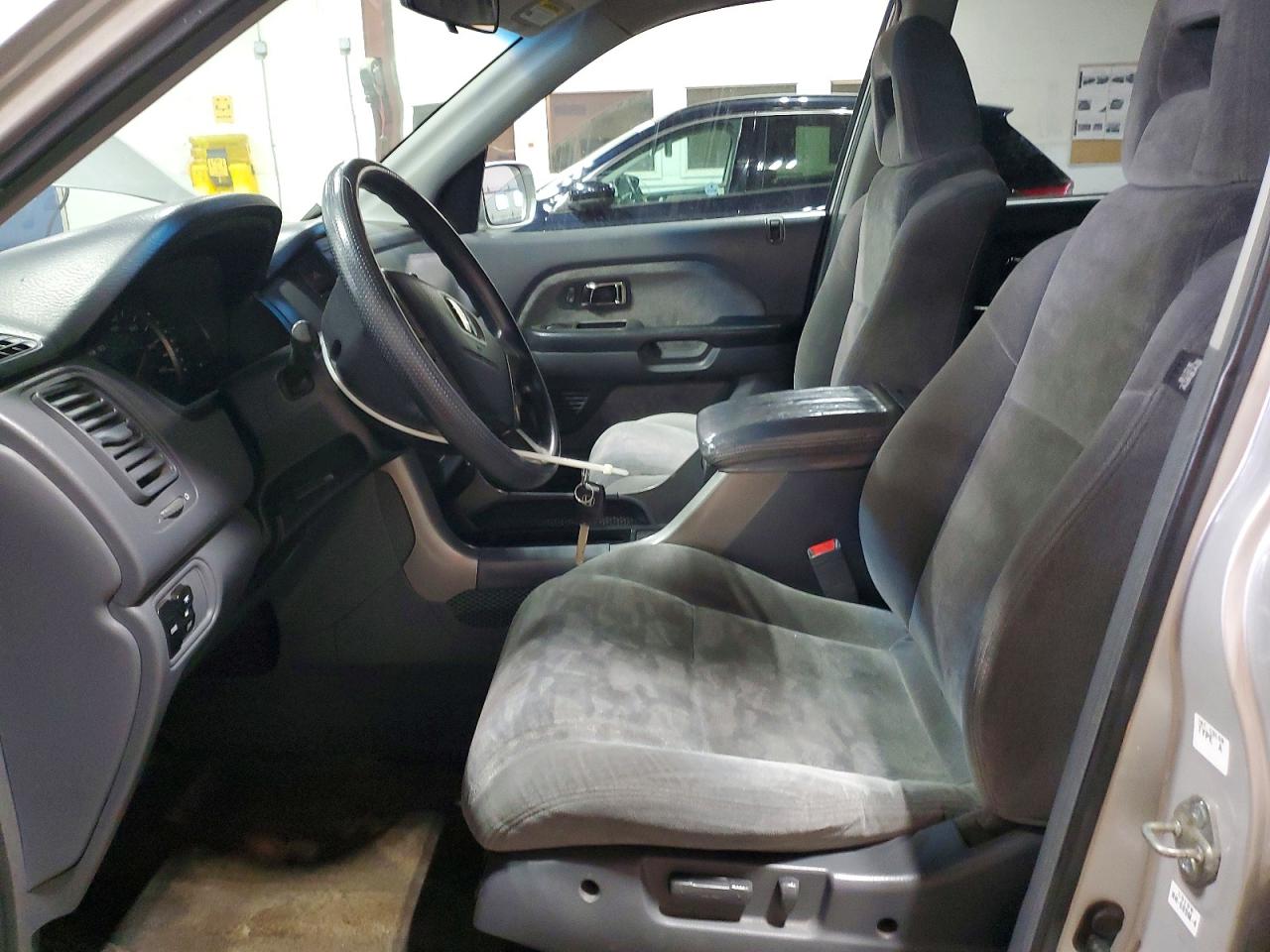 2005 Honda Pilot Ex Silver vin: 2HKYF18495H526149