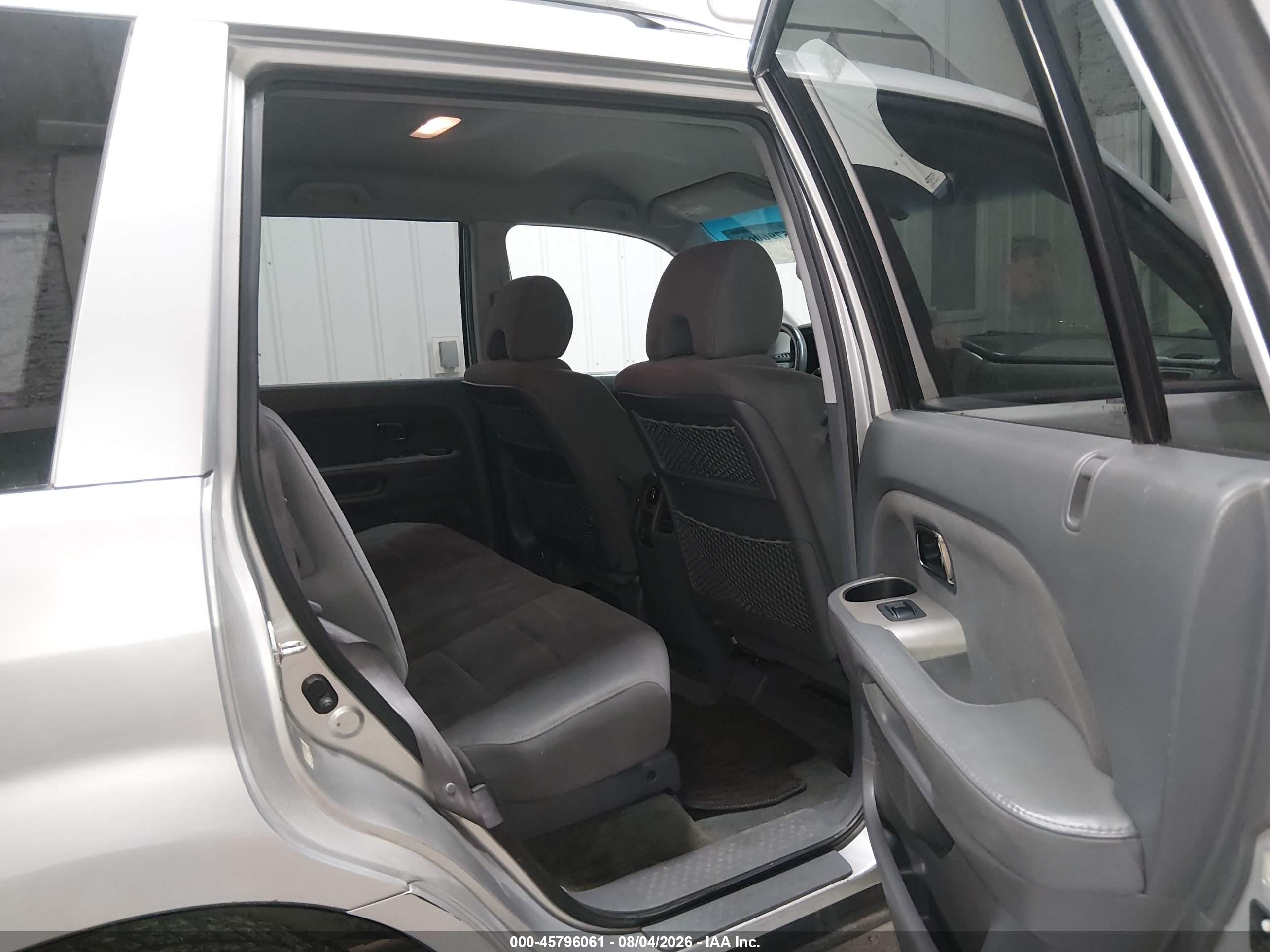2006 Honda Pilot Ex Silver vin: 2HKYF18496H532907