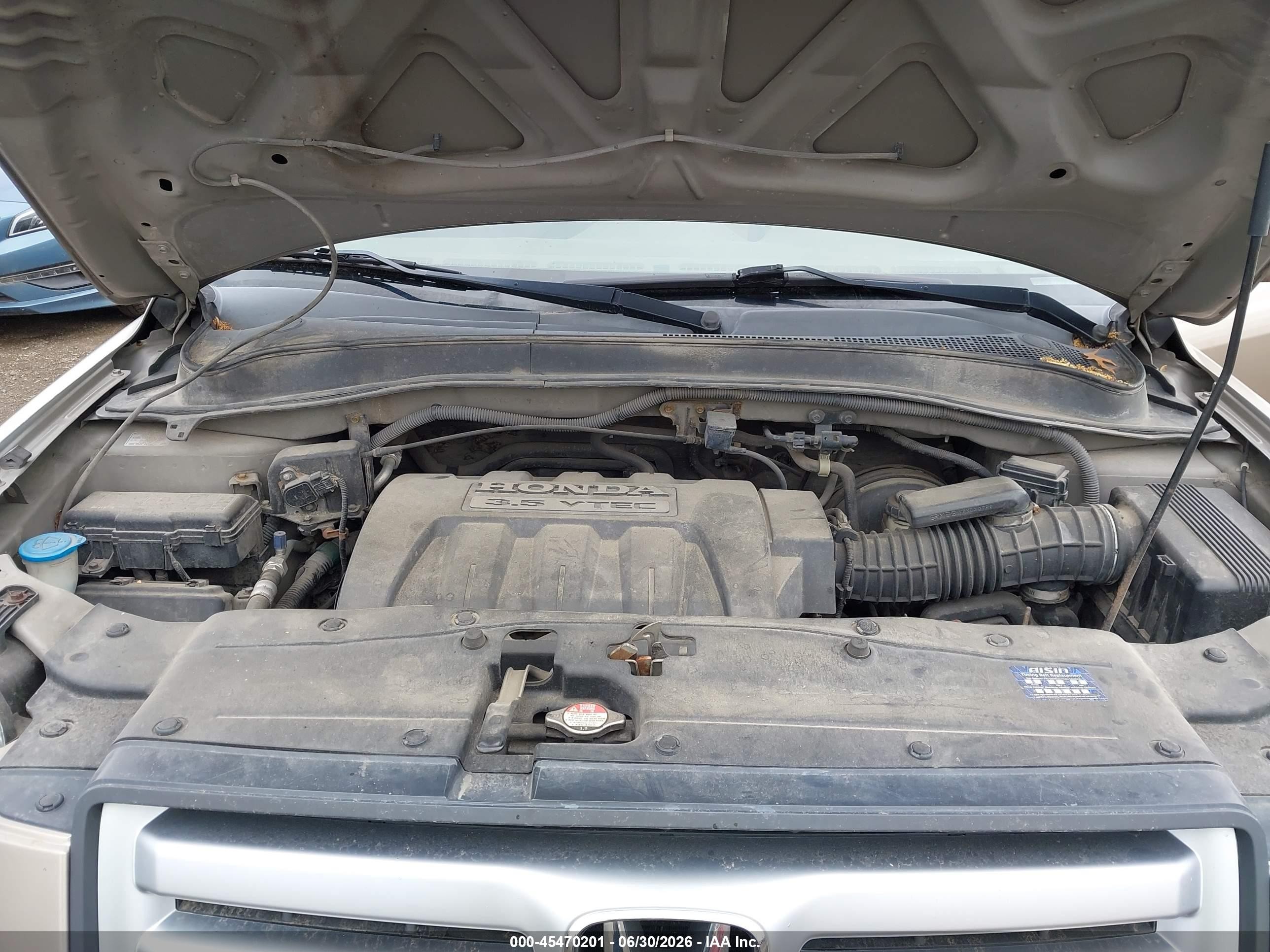 2006 Honda Pilot Ex Brown vin: 2HKYF18496H551960