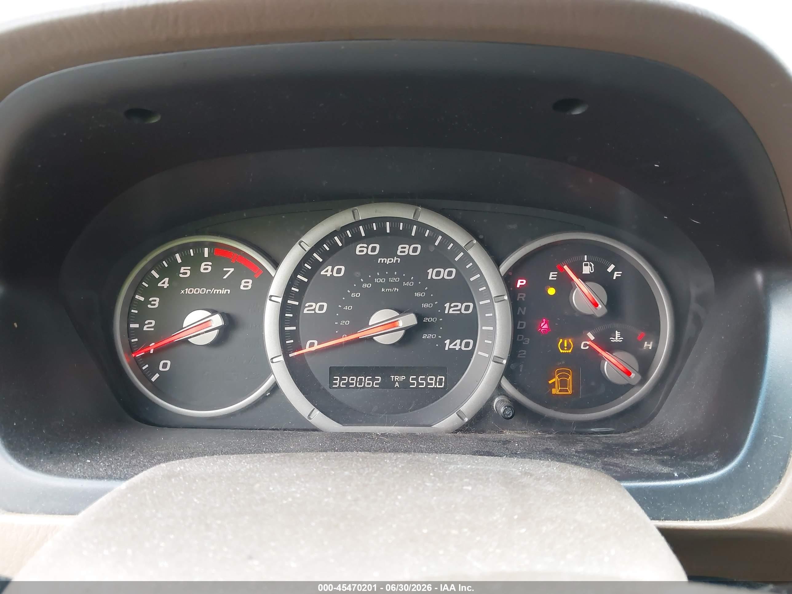 2006 Honda Pilot Ex Brown vin: 2HKYF18496H551960
