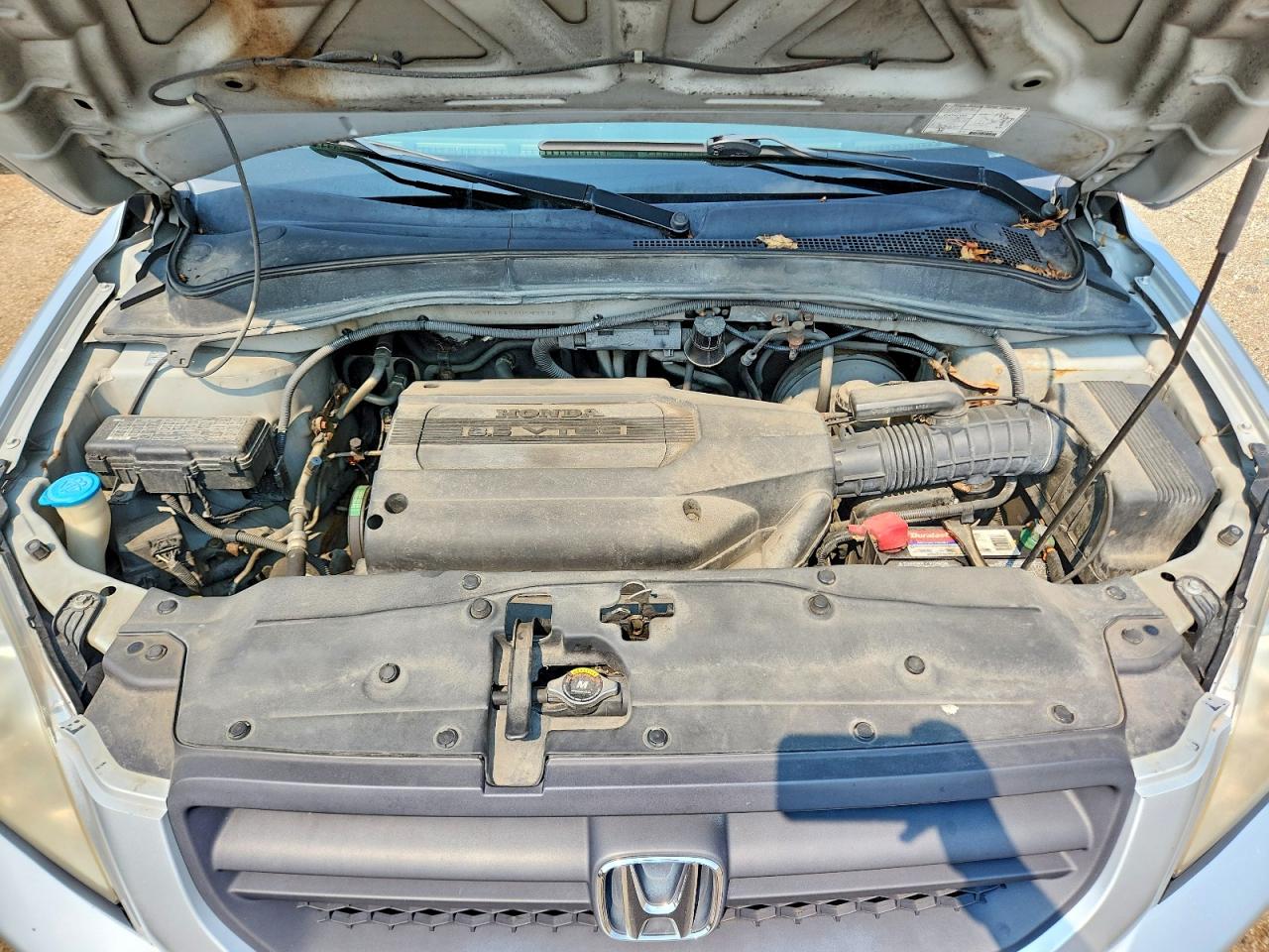 2003 Honda Pilot Ex Silver vin: 2HKYF184X3H593212