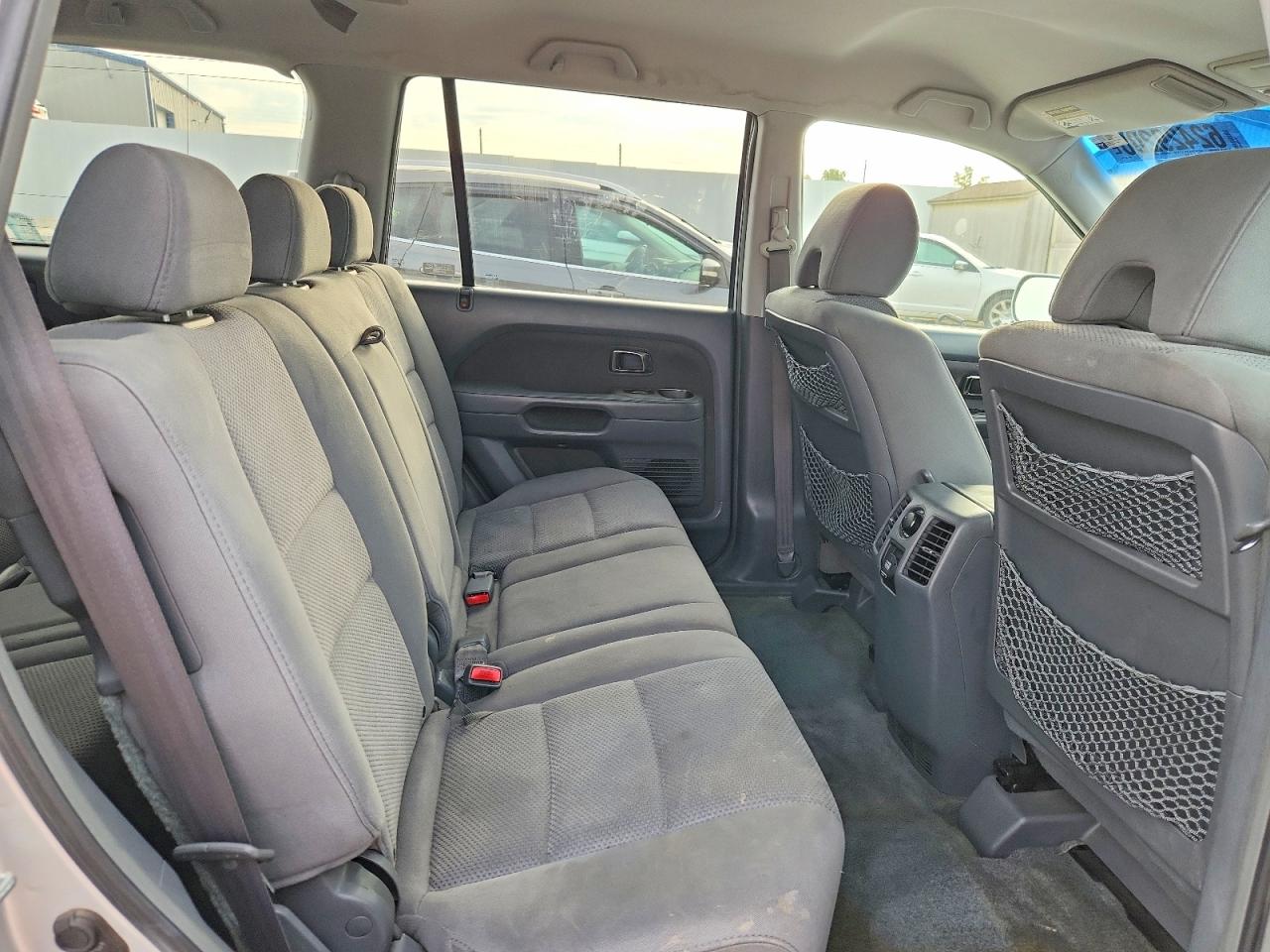 2006 Honda Pilot Ex Silver vin: 2HKYF184X6H507935