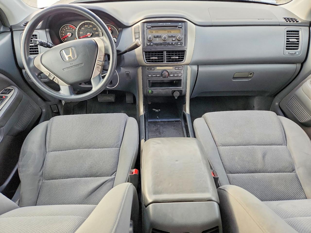 2006 Honda Pilot Ex Silver vin: 2HKYF184X6H507935
