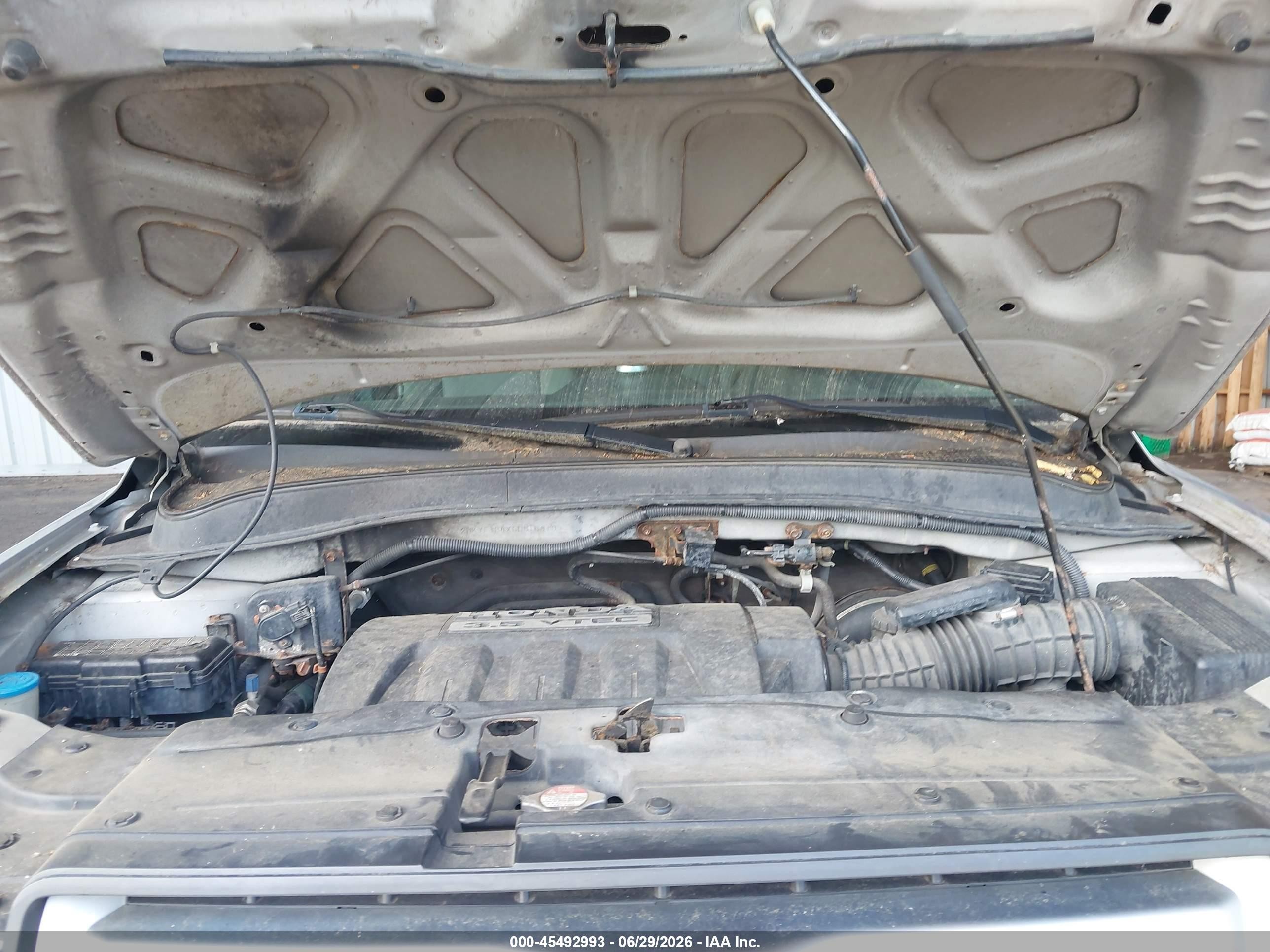 2006 Honda Pilot Ex Silver vin: 2HKYF184X6H515310