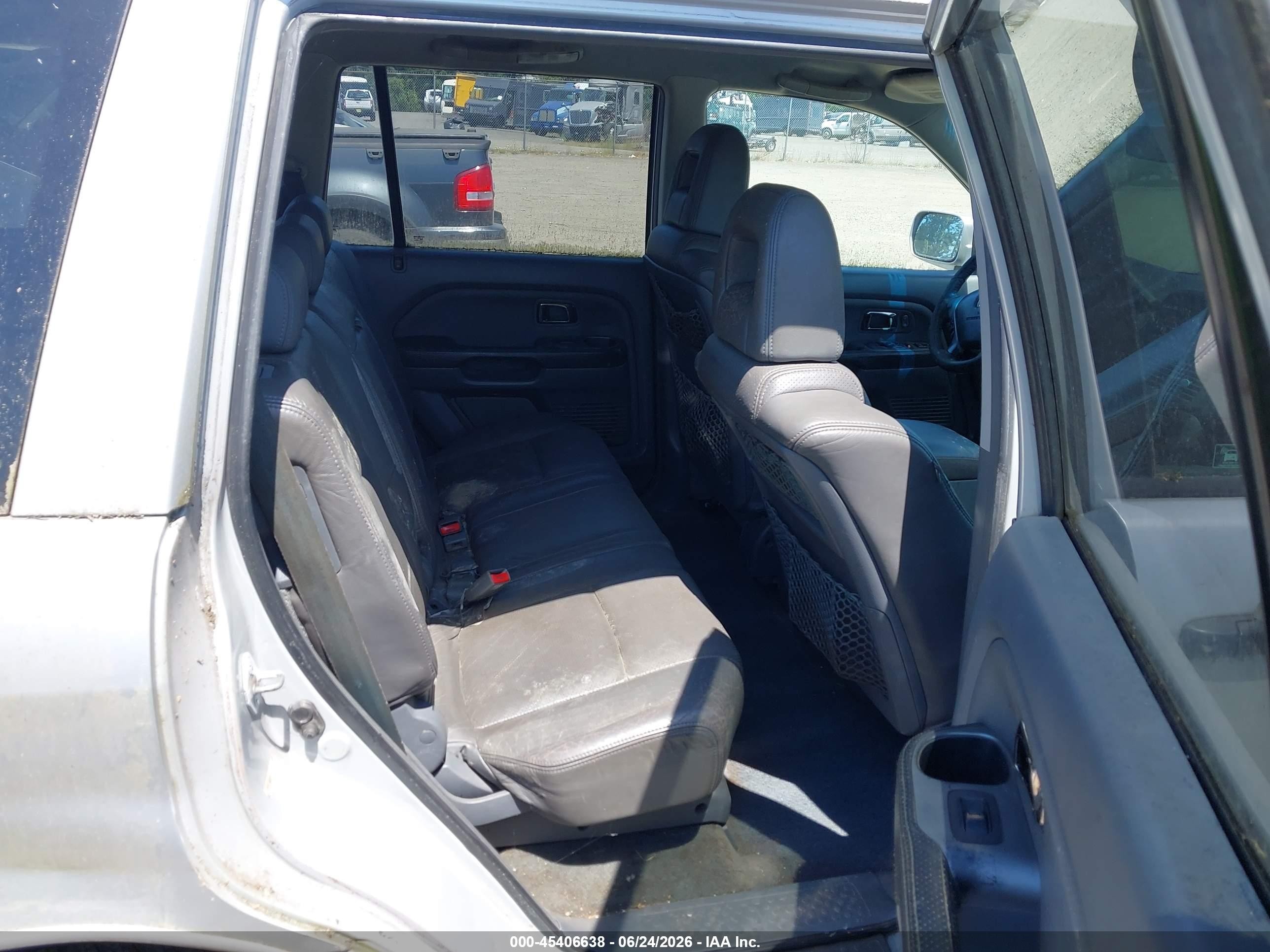 2003 Honda Pilot Ex-l Серебряный vin: 2HKYF18503H507639