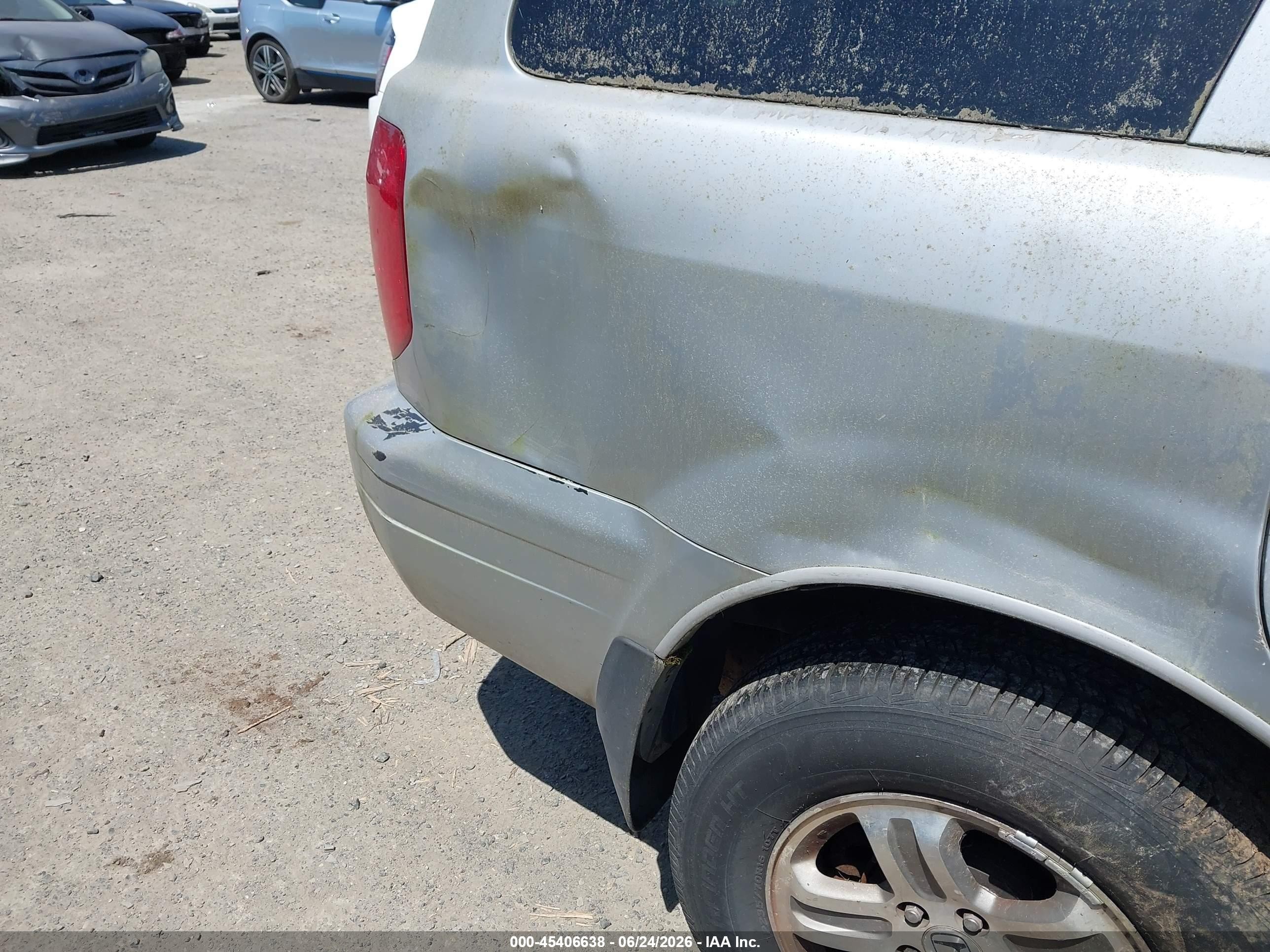 2003 Honda Pilot Ex-l Серебряный vin: 2HKYF18503H507639