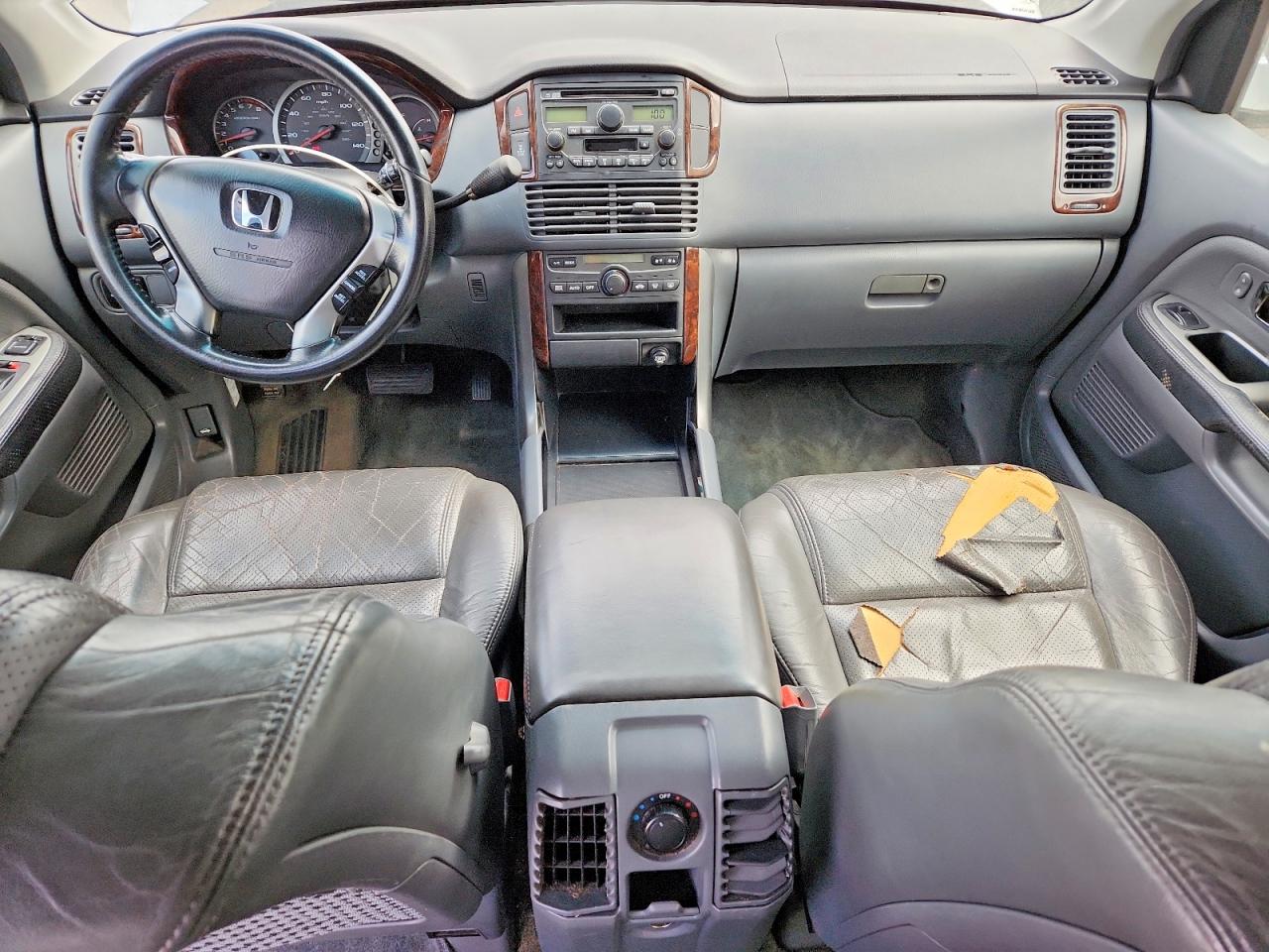 2003 Honda Pilot Exl Silver vin: 2HKYF18503H510170