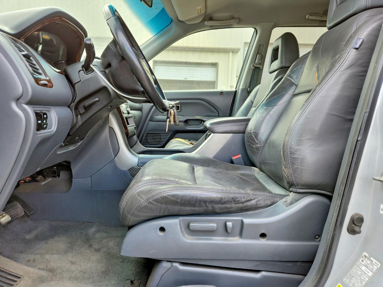 2003 Honda Pilot Exl Silver vin: 2HKYF18503H510170