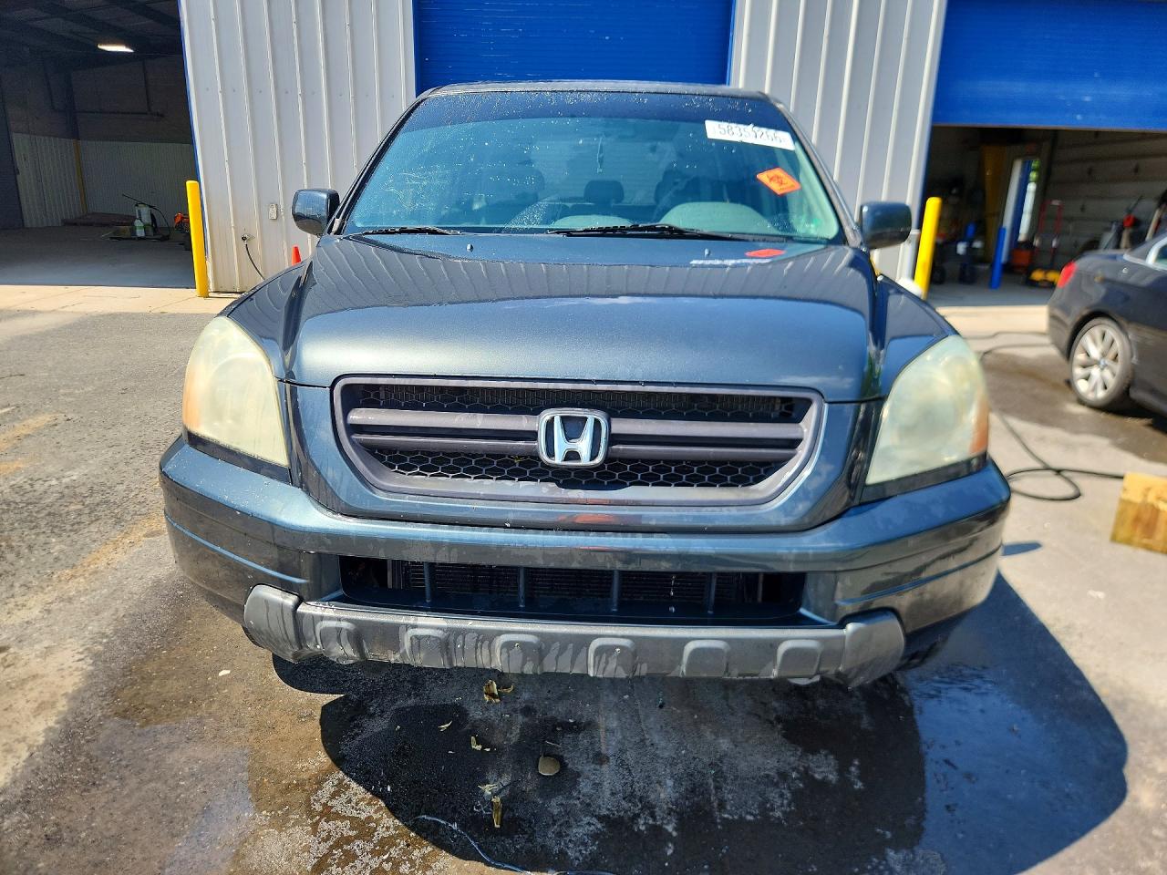 2003 Honda Pilot Exl Gray vin: 2HKYF18503H601665