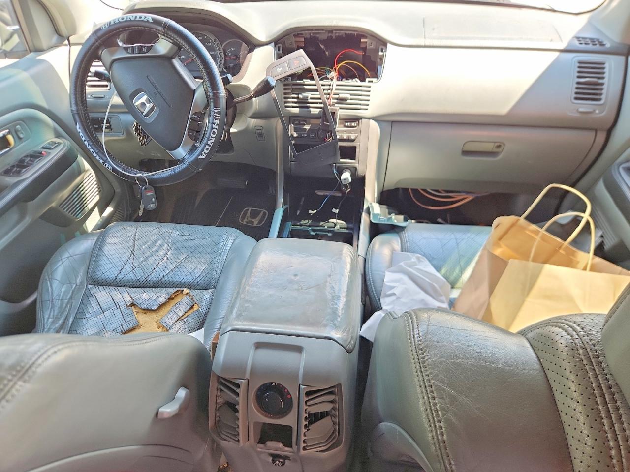 2003 Honda Pilot Exl Gray vin: 2HKYF18503H601665