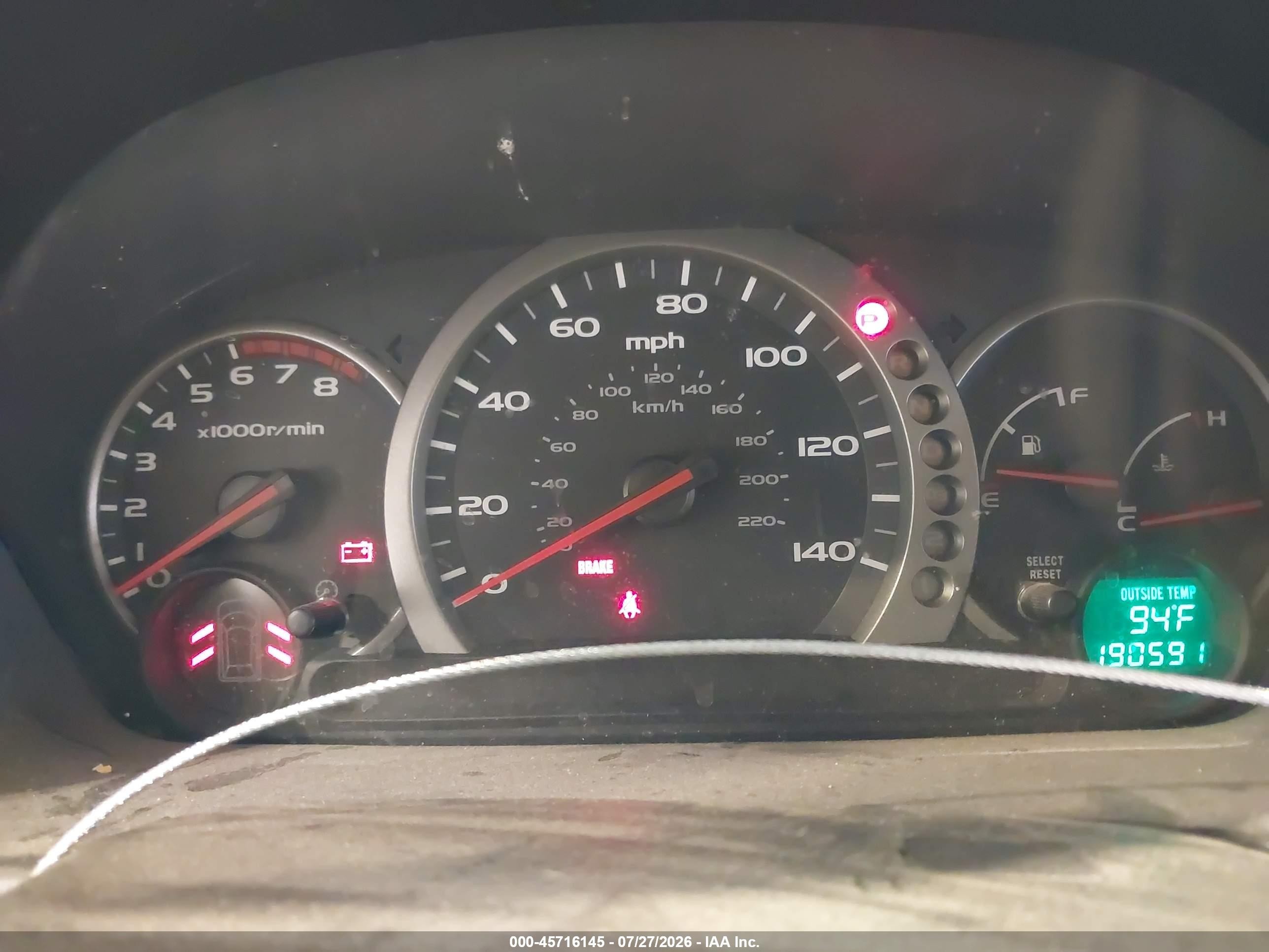 2004 Honda Pilot Ex-l Maroon vin: 2HKYF18504H513667