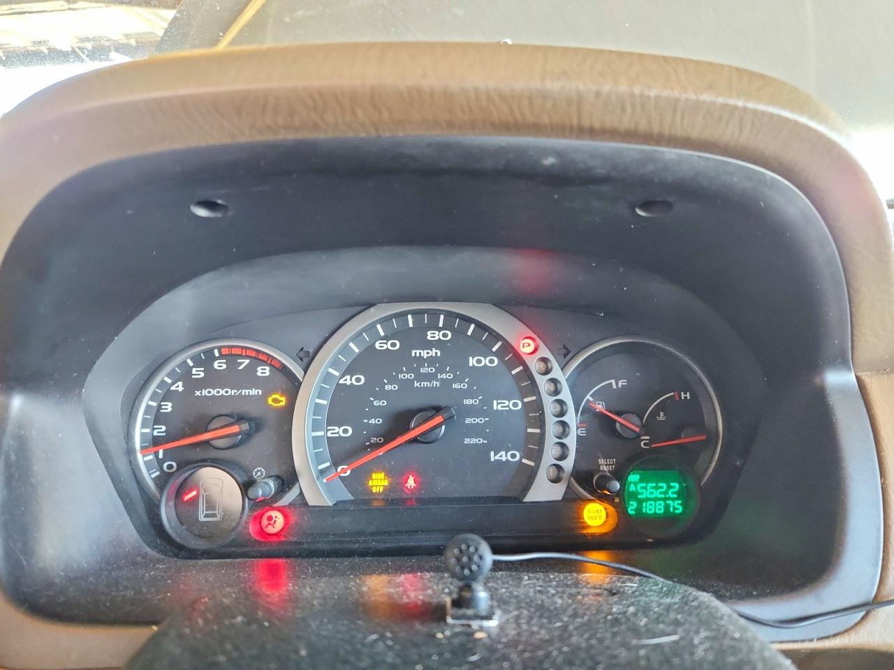 2004 Honda Pilot Exl Tan vin: 2HKYF18504H518707