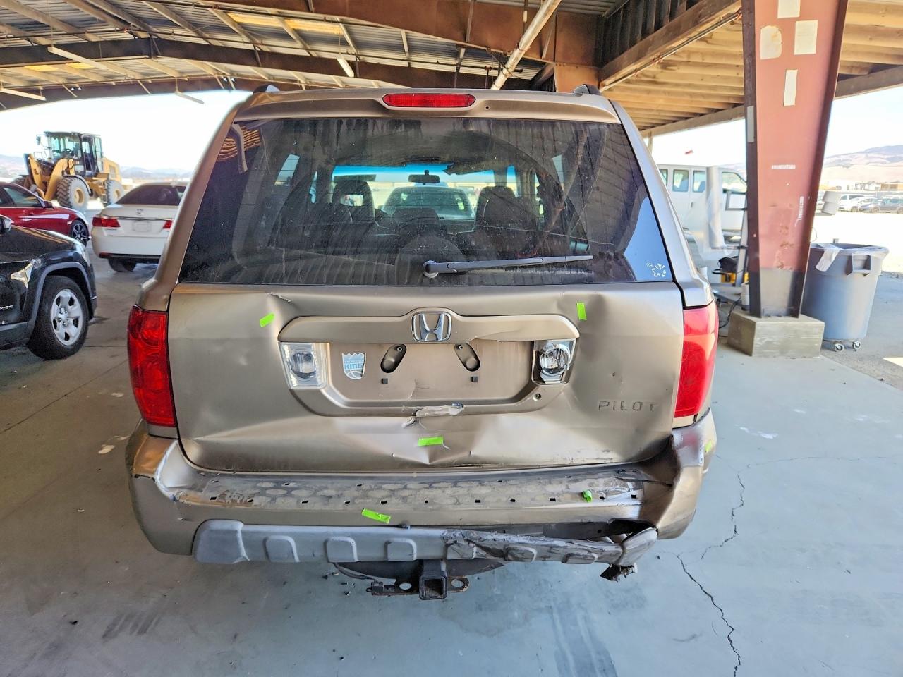 2004 Honda Pilot Exl Tan vin: 2HKYF18504H518707