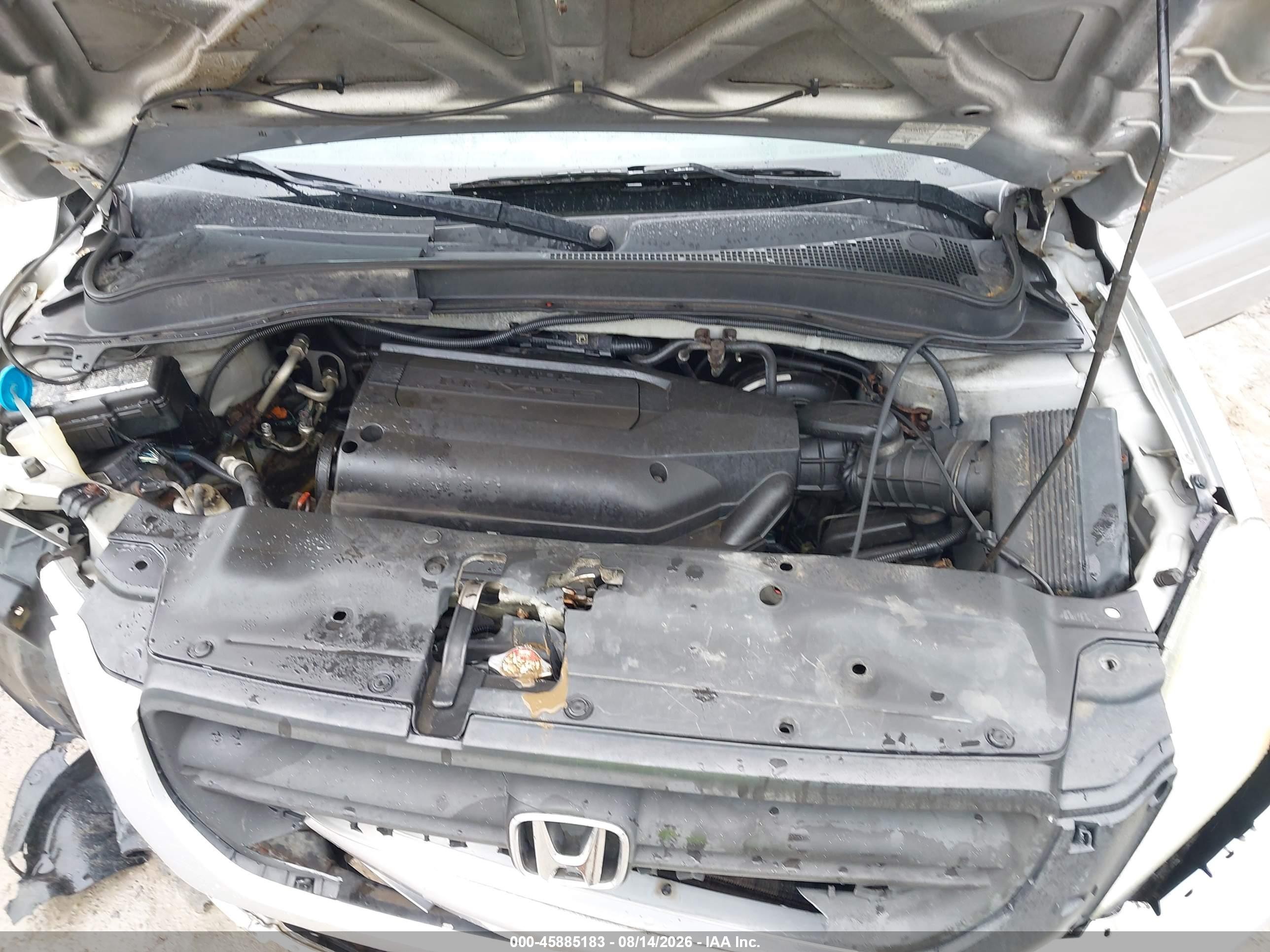2004 Honda Pilot Ex-l Silver vin: 2HKYF18504H581970