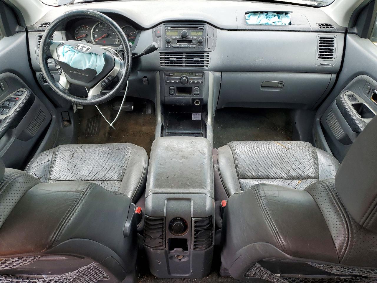 2004 Honda Pilot Exl Черный vin: 2HKYF18504H585291