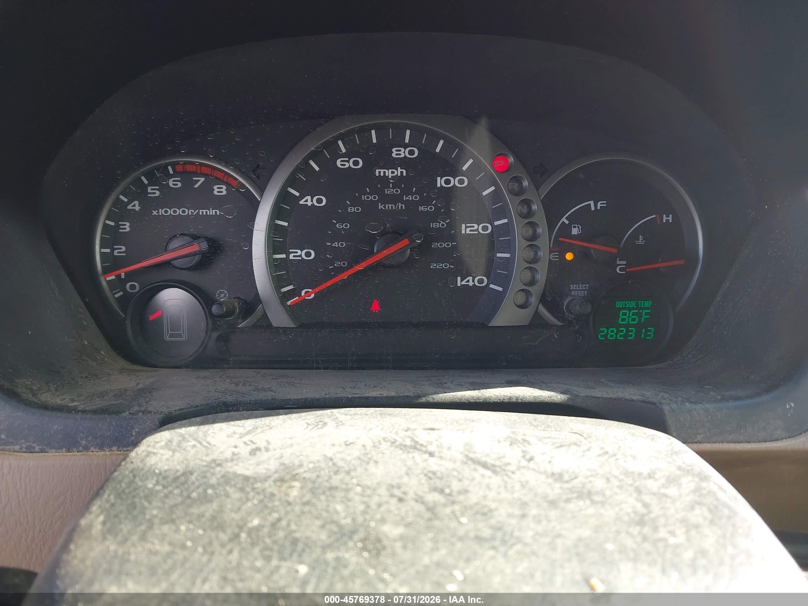 2004 Honda Pilot Ex-l Brown vin: 2HKYF18504H602591