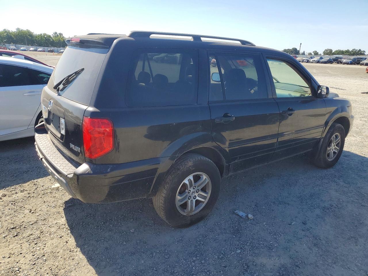 2004 Honda Pilot Exl Black vin: 2HKYF18504H611758