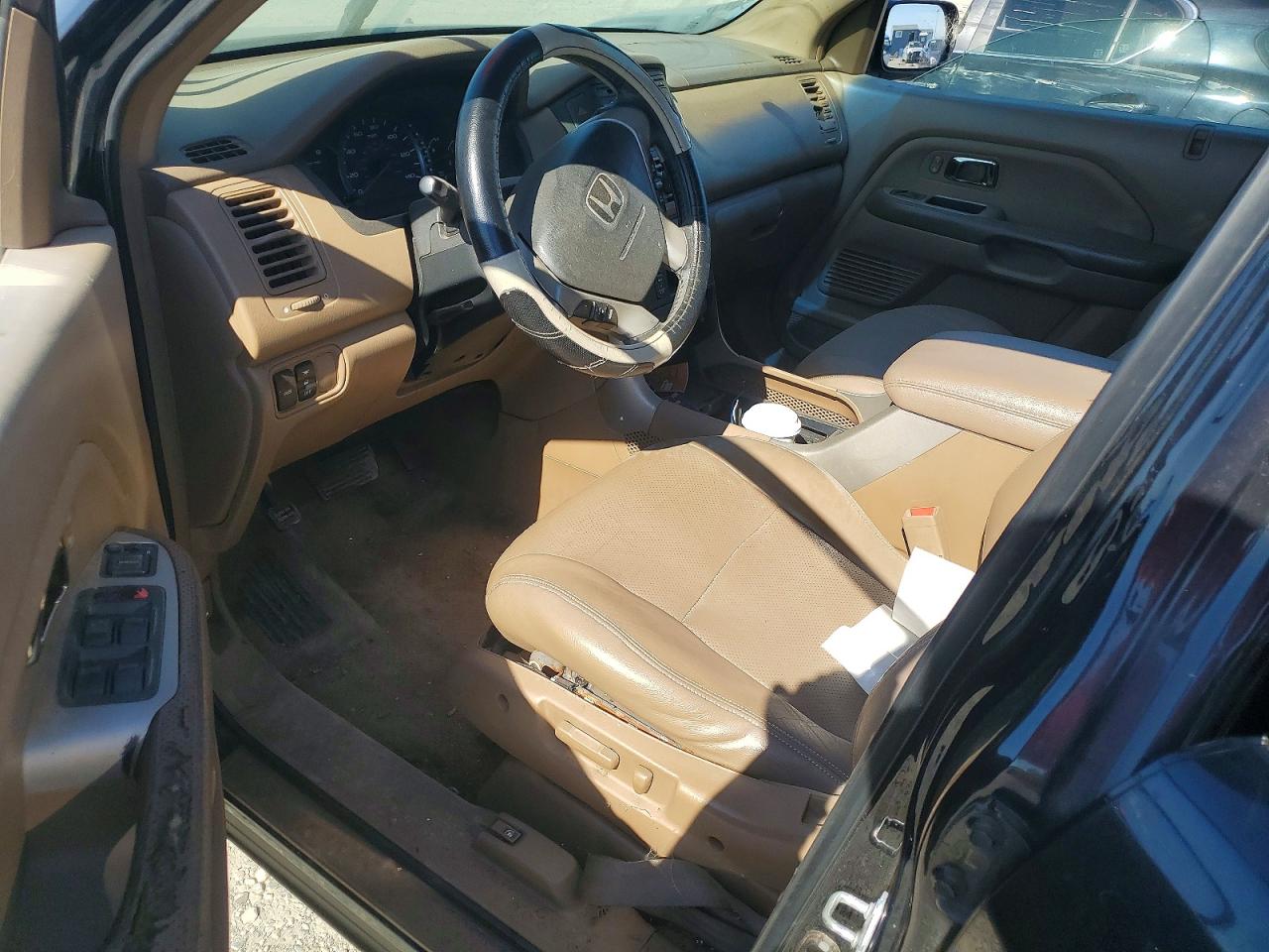 2004 Honda Pilot Exl Black vin: 2HKYF18504H611758