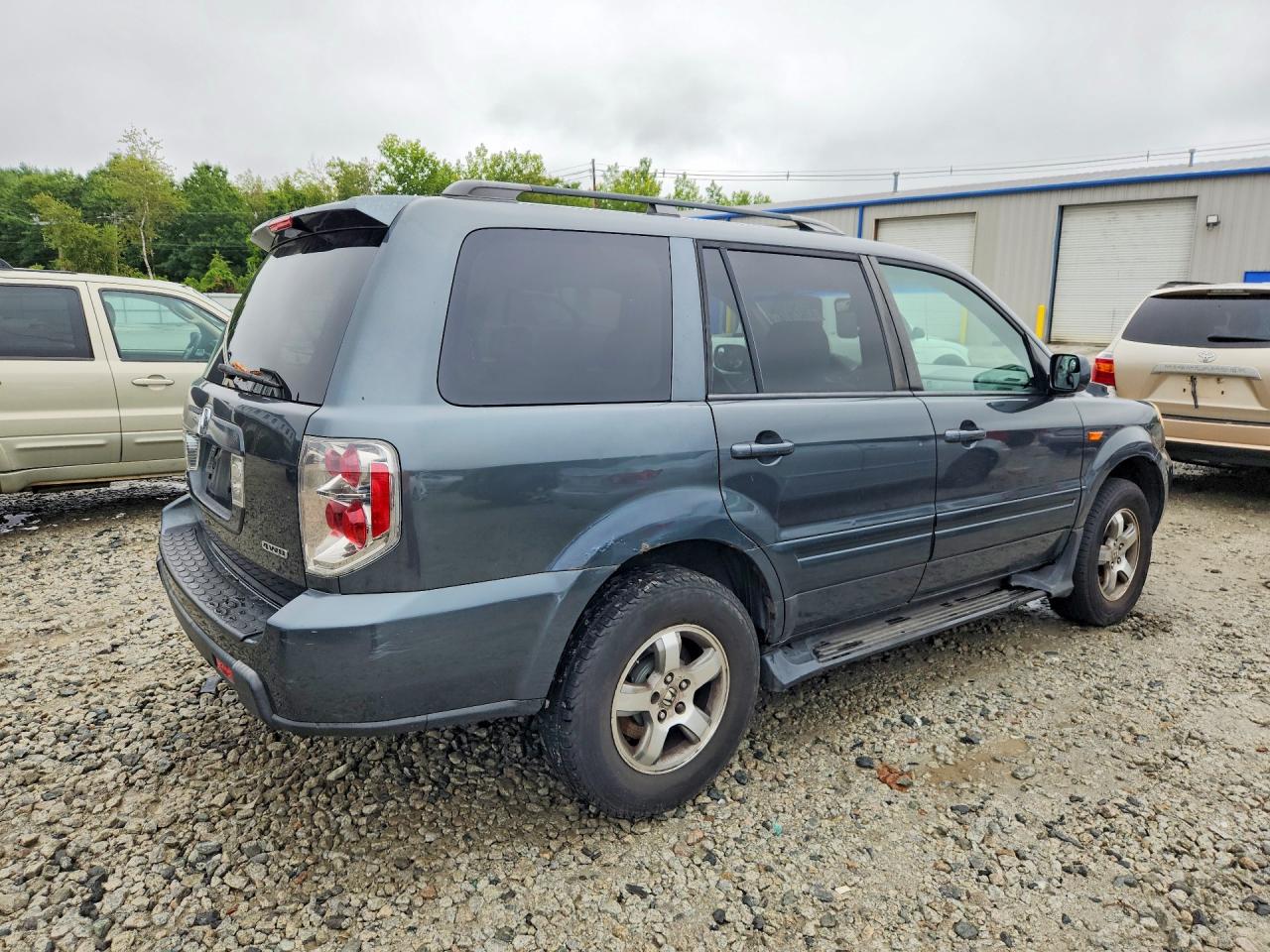 2006 Honda Pilot Gray vin: 2HKYF18506H548440