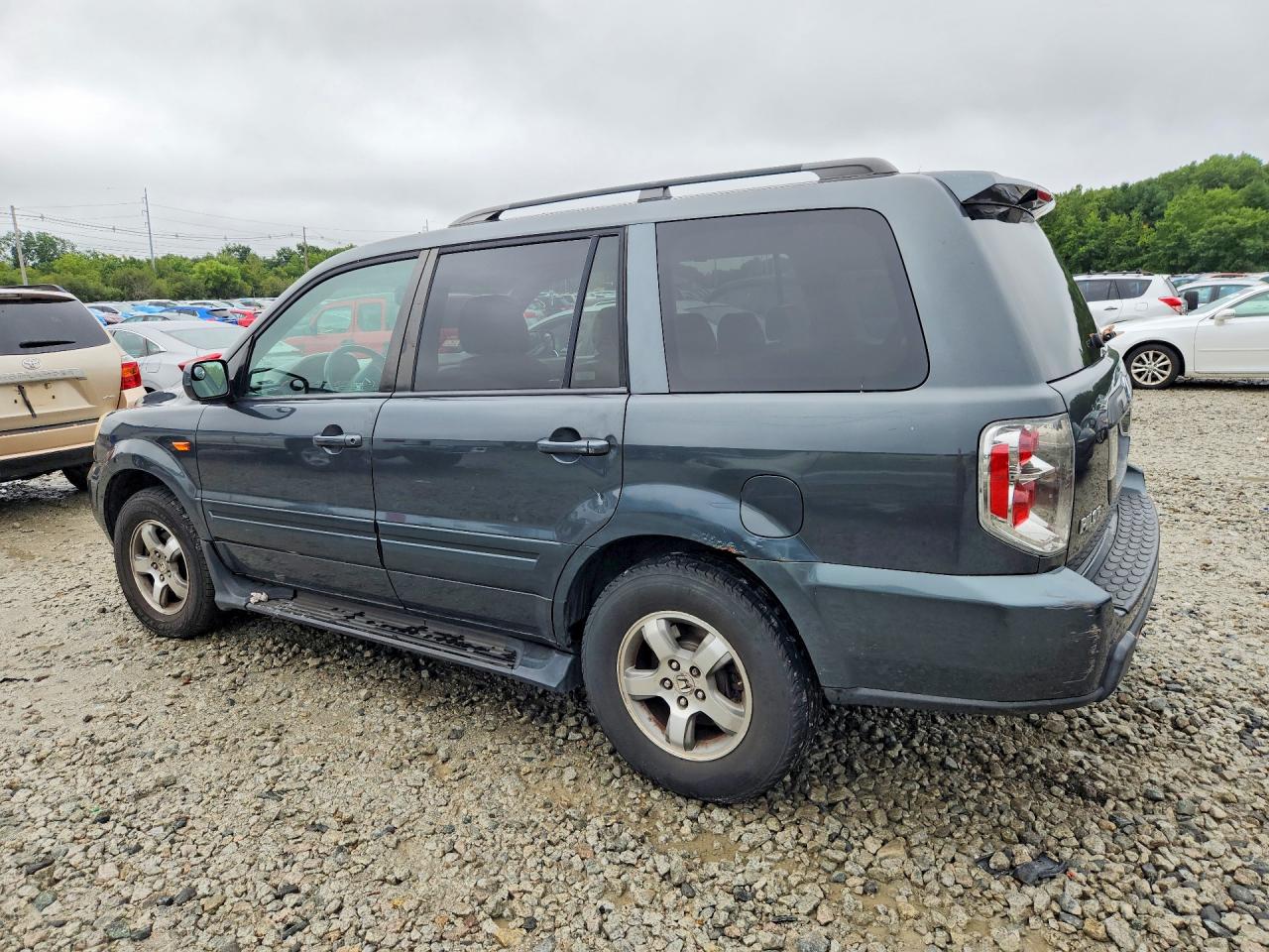 2006 Honda Pilot Gray vin: 2HKYF18506H548440