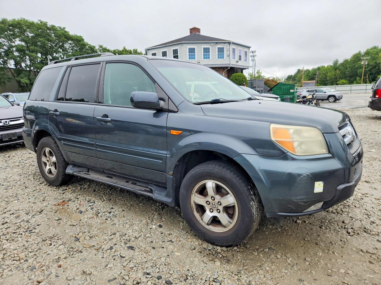2006 Honda Pilot Gray vin: 2HKYF18506H548440