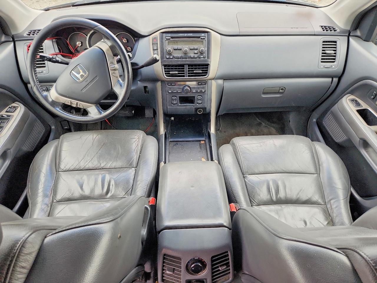 2006 Honda Pilot Gray vin: 2HKYF18506H548440