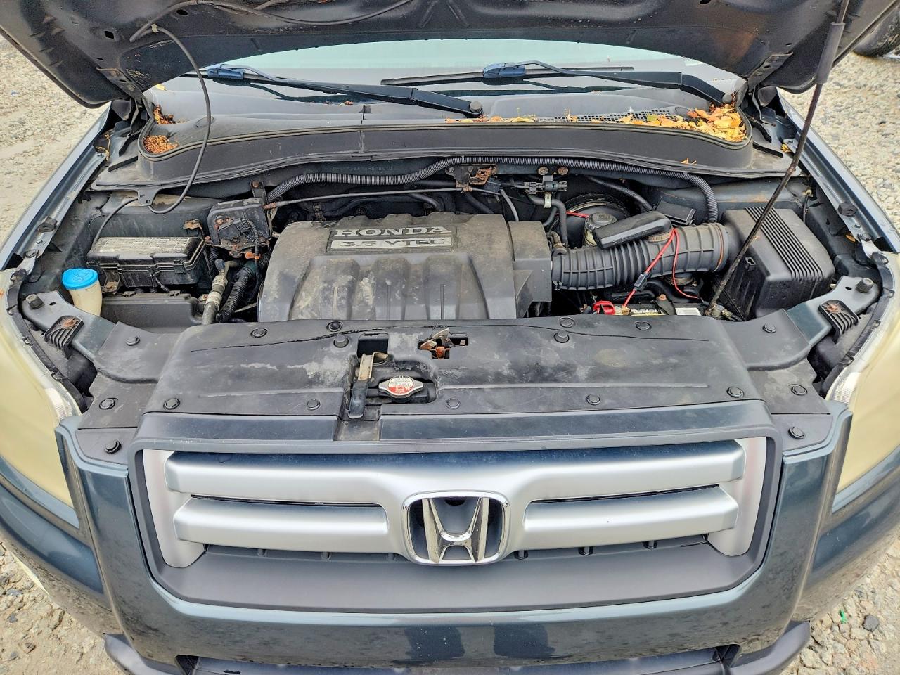 2006 Honda Pilot Gray vin: 2HKYF18506H548440