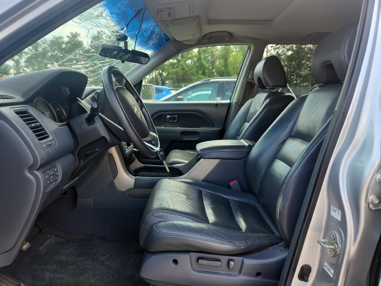 2006 Honda Pilot Ex Silver vin: 2HKYF18506H561639