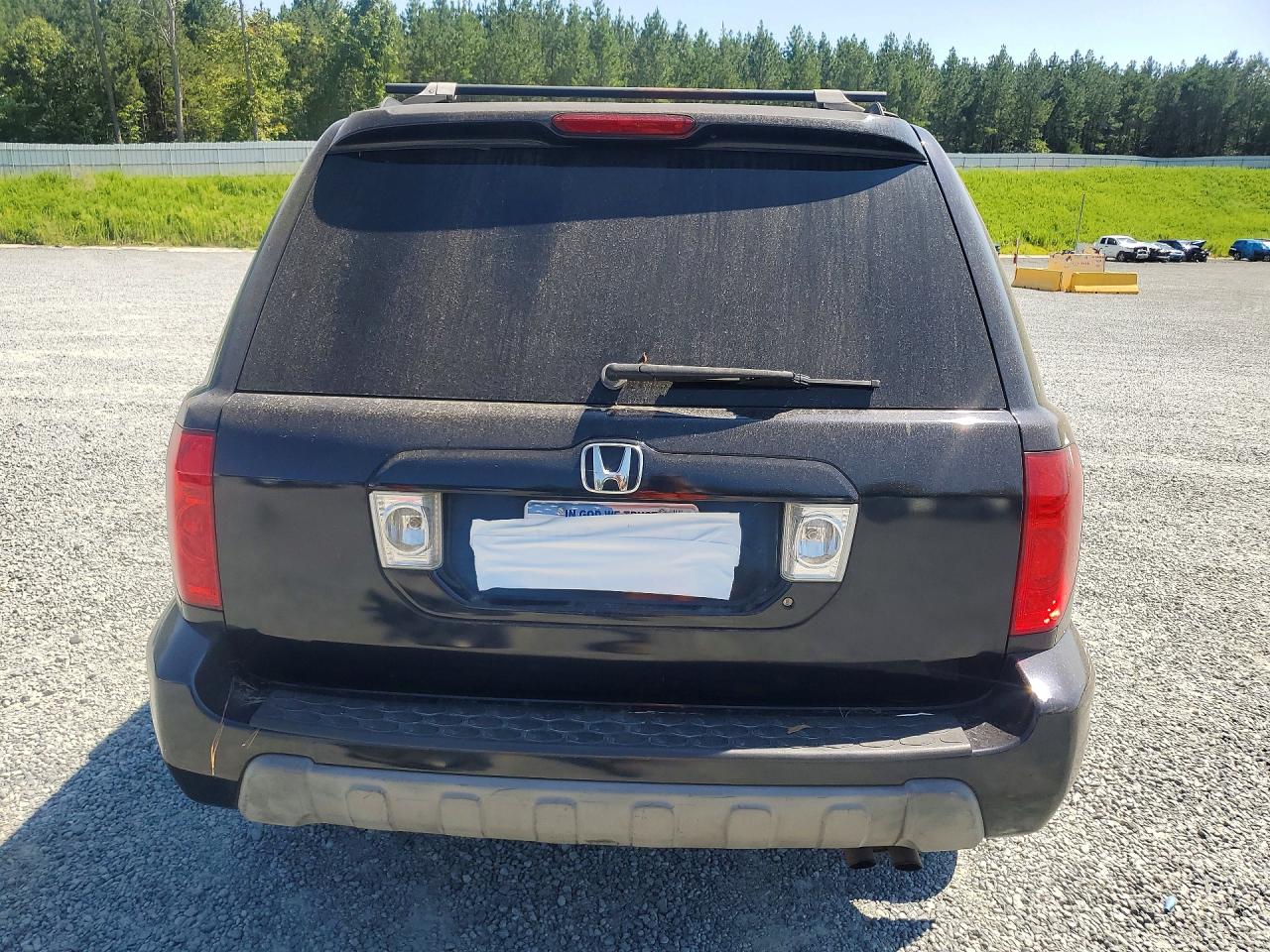 2003 Honda Pilot Exl Black vin: 2HKYF18513H531870