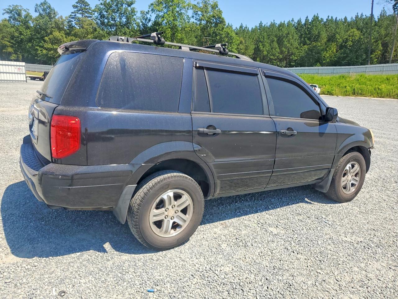 2003 Honda Pilot Exl Black vin: 2HKYF18513H531870