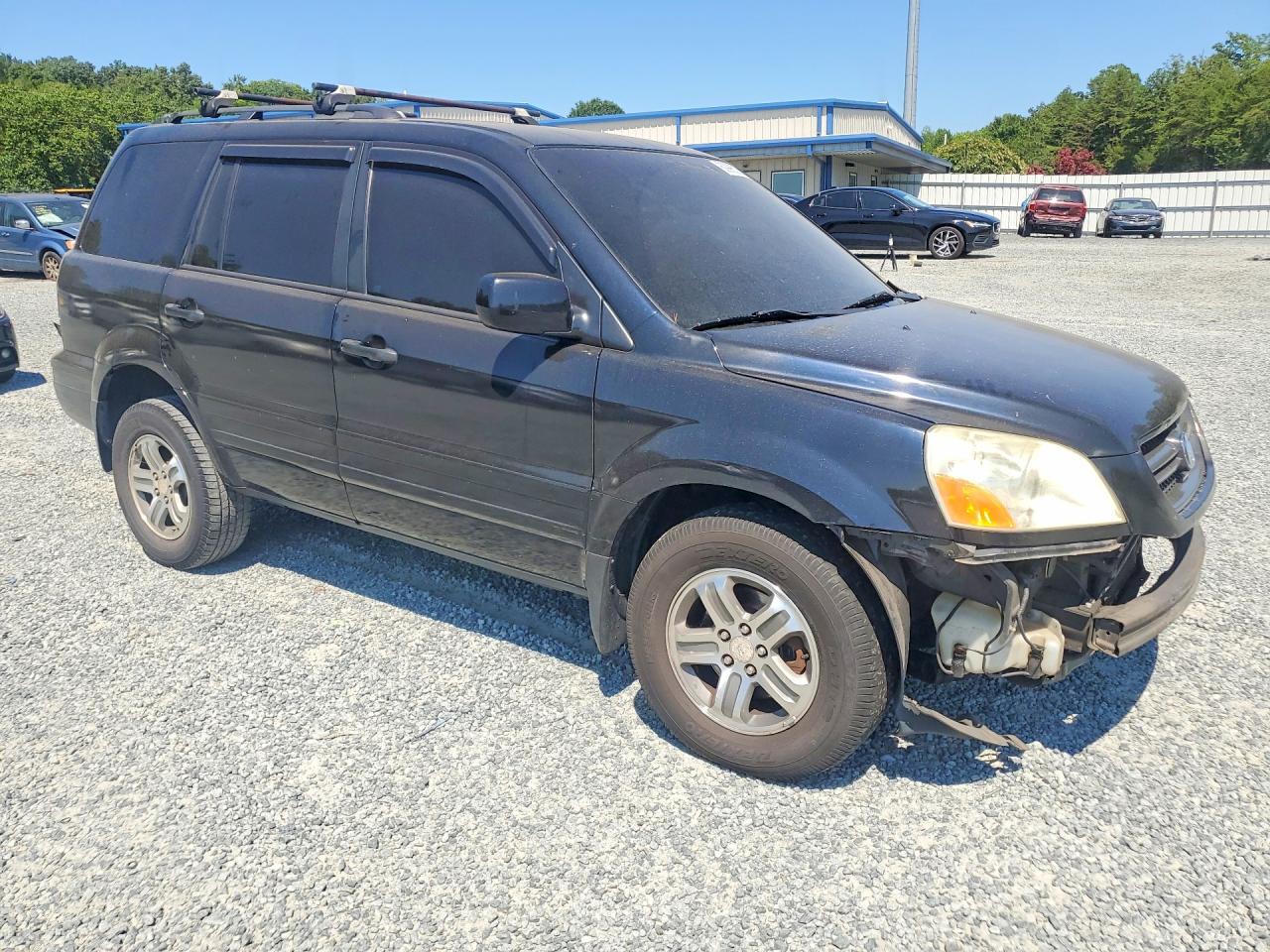 2003 Honda Pilot Exl Black vin: 2HKYF18513H531870