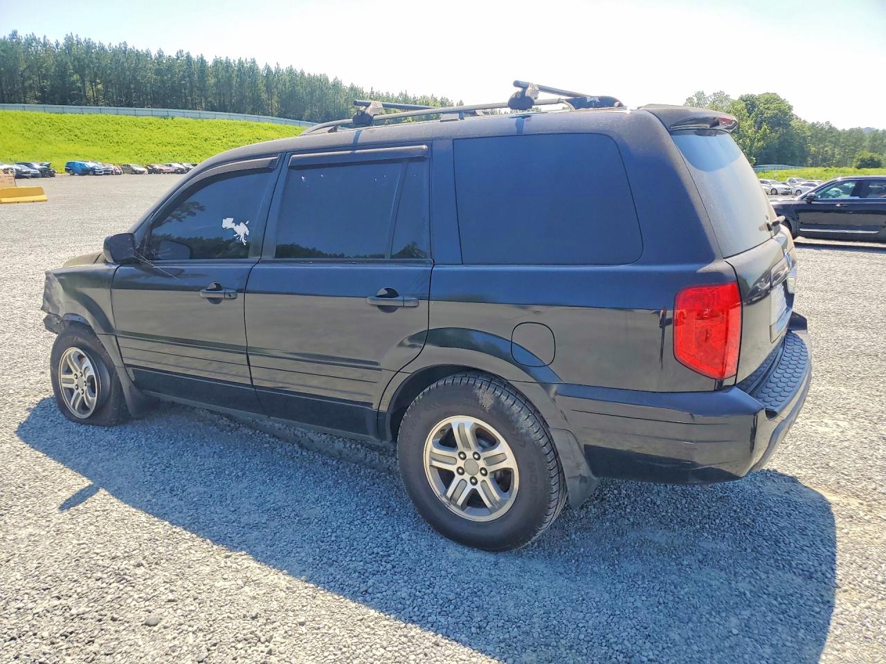 2003 Honda Pilot Exl Black vin: 2HKYF18513H531870