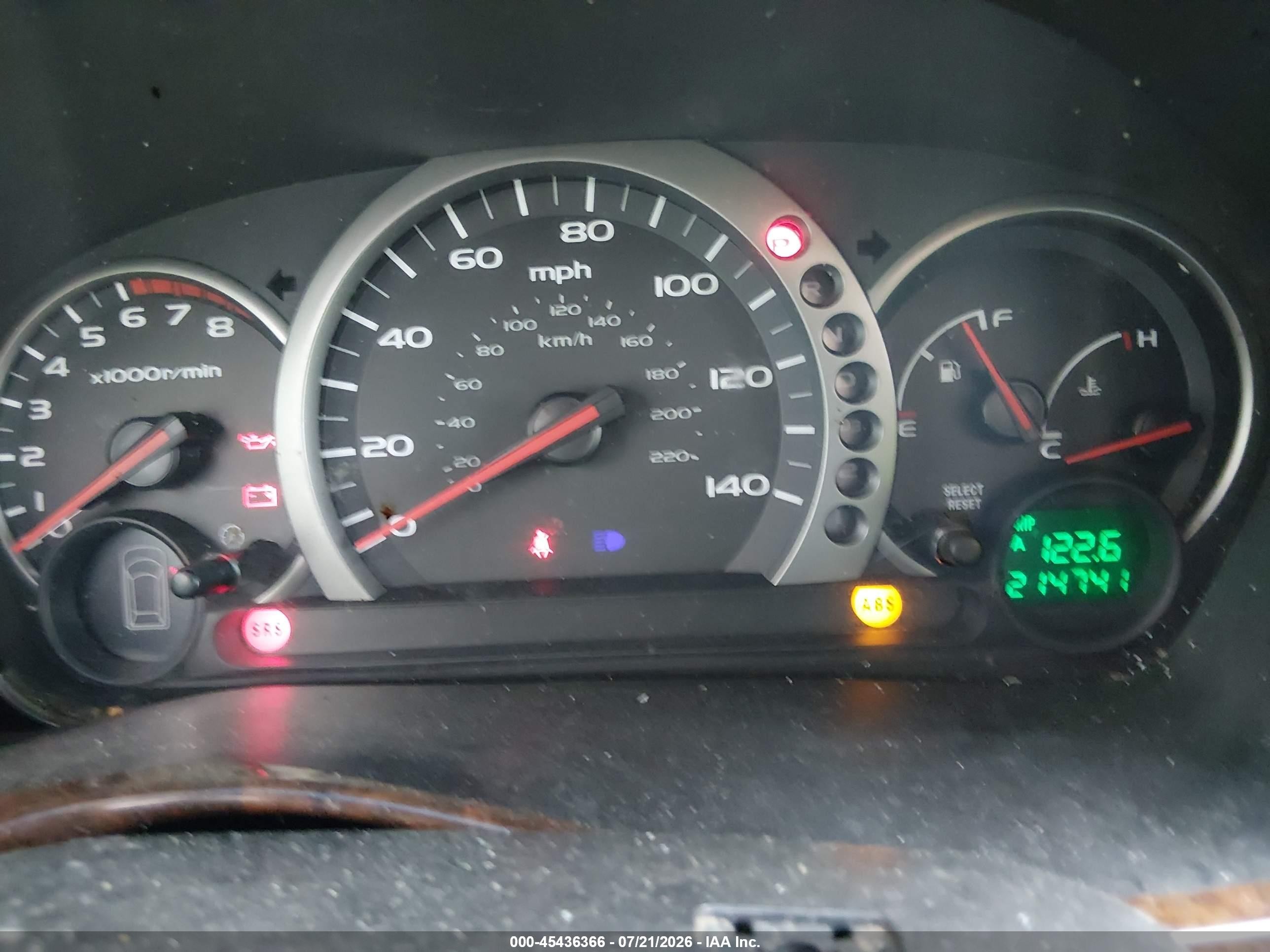 2003 Honda Pilot Ex-l Gray vin: 2HKYF18513H550077