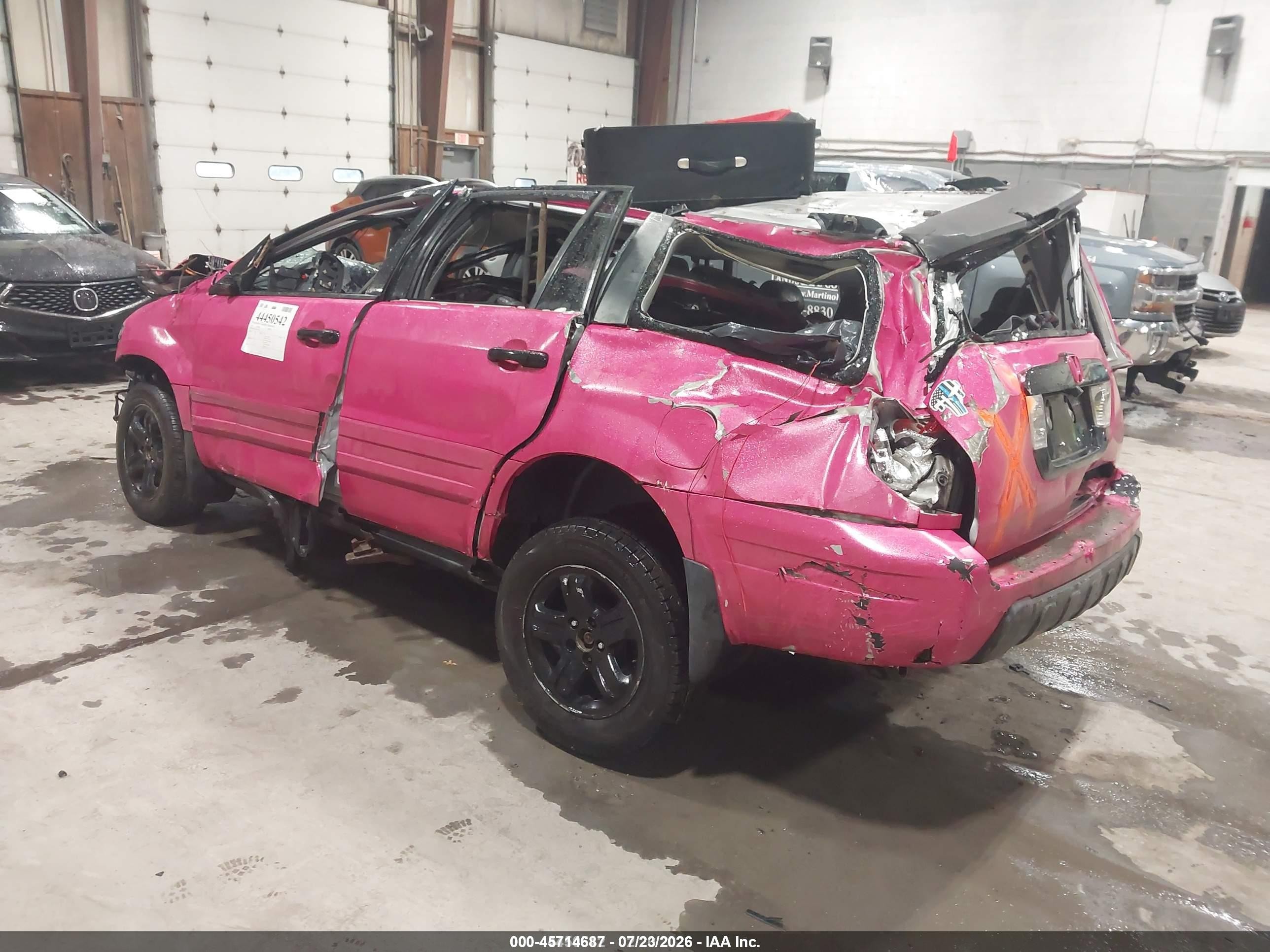2003 Honda Pilot Ex-l Pink vin: 2HKYF18513H550919