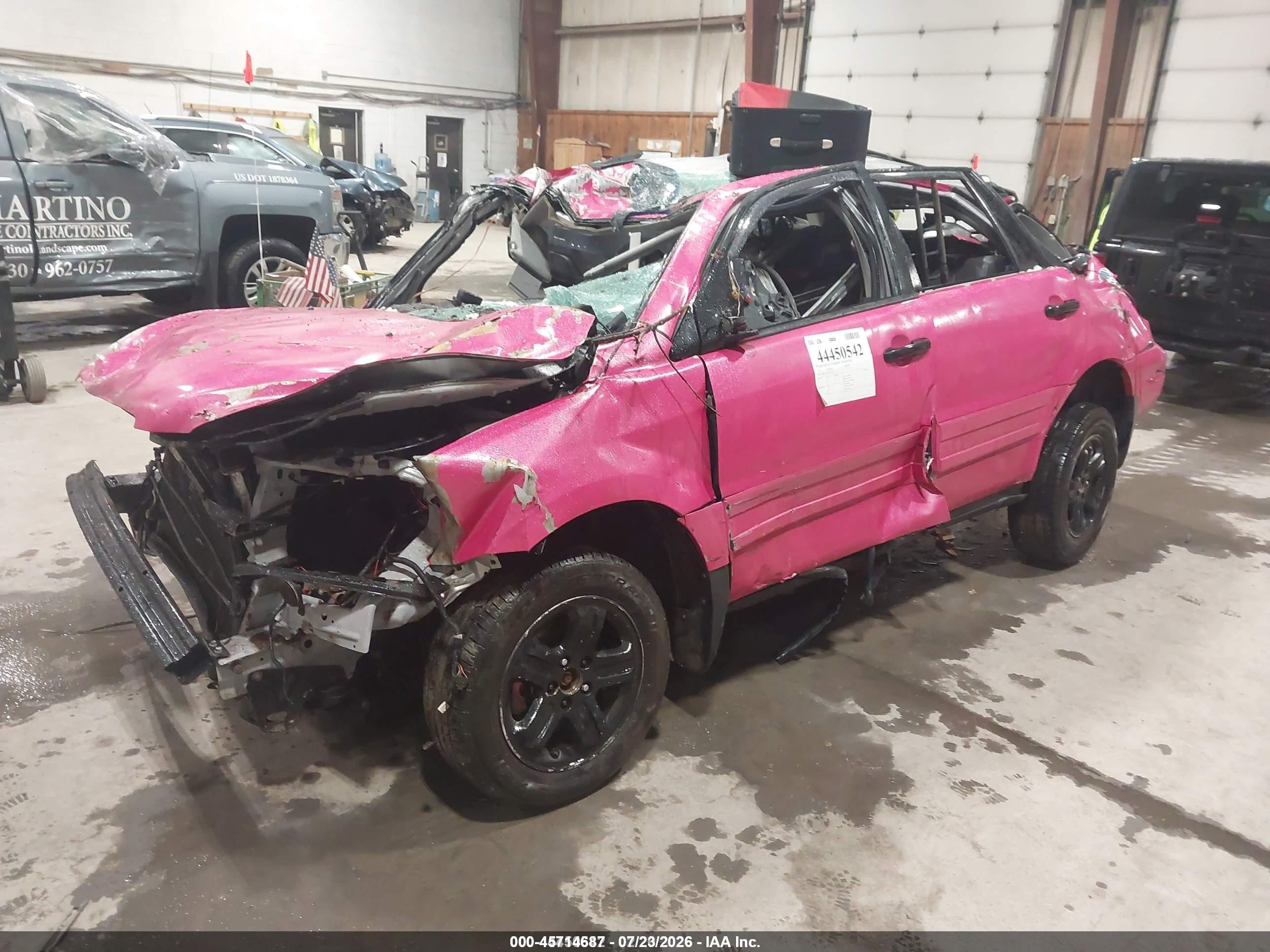 2003 Honda Pilot Ex-l Pink vin: 2HKYF18513H550919