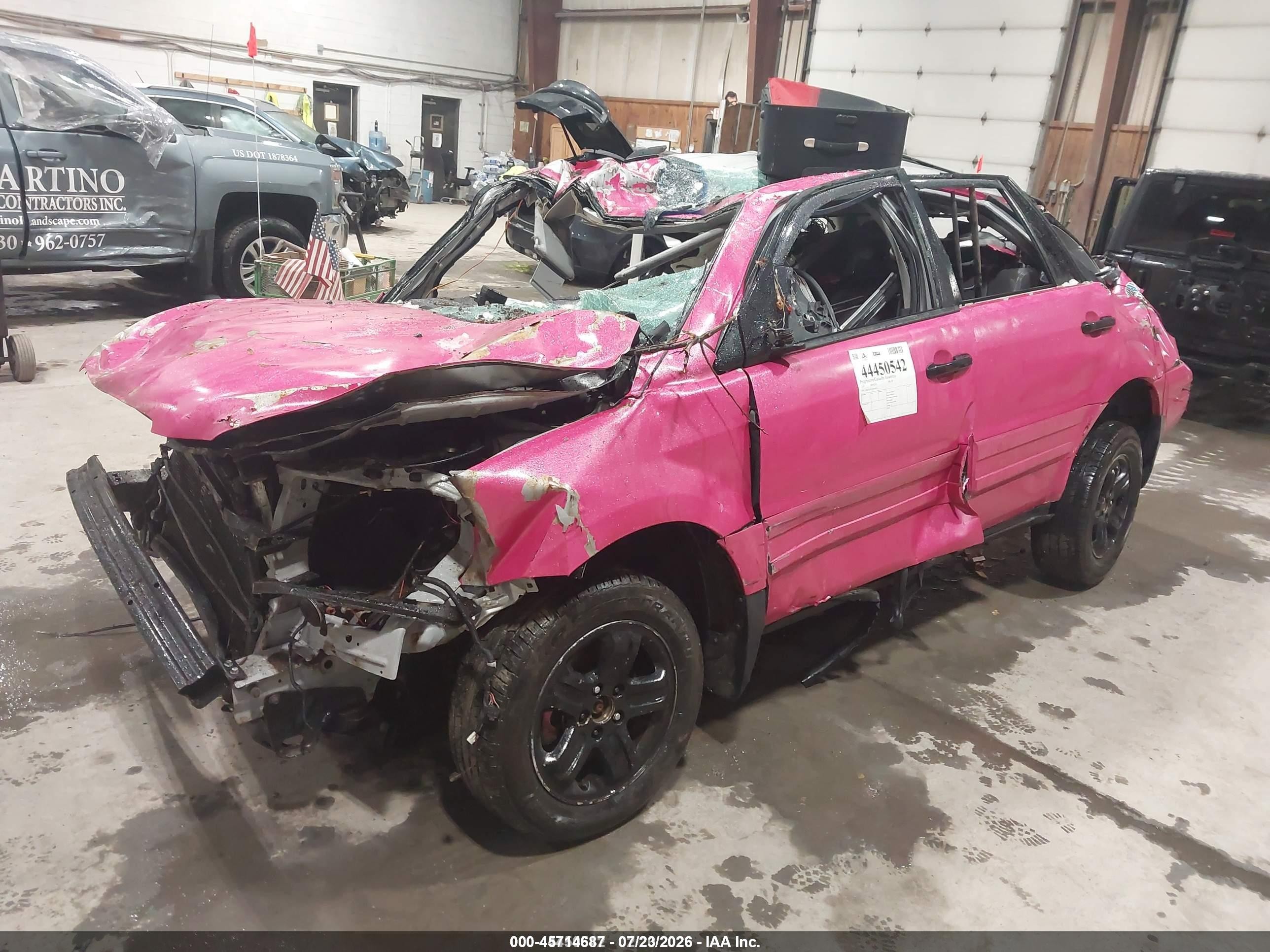 2003 Honda Pilot Ex-l Pink vin: 2HKYF18513H550919