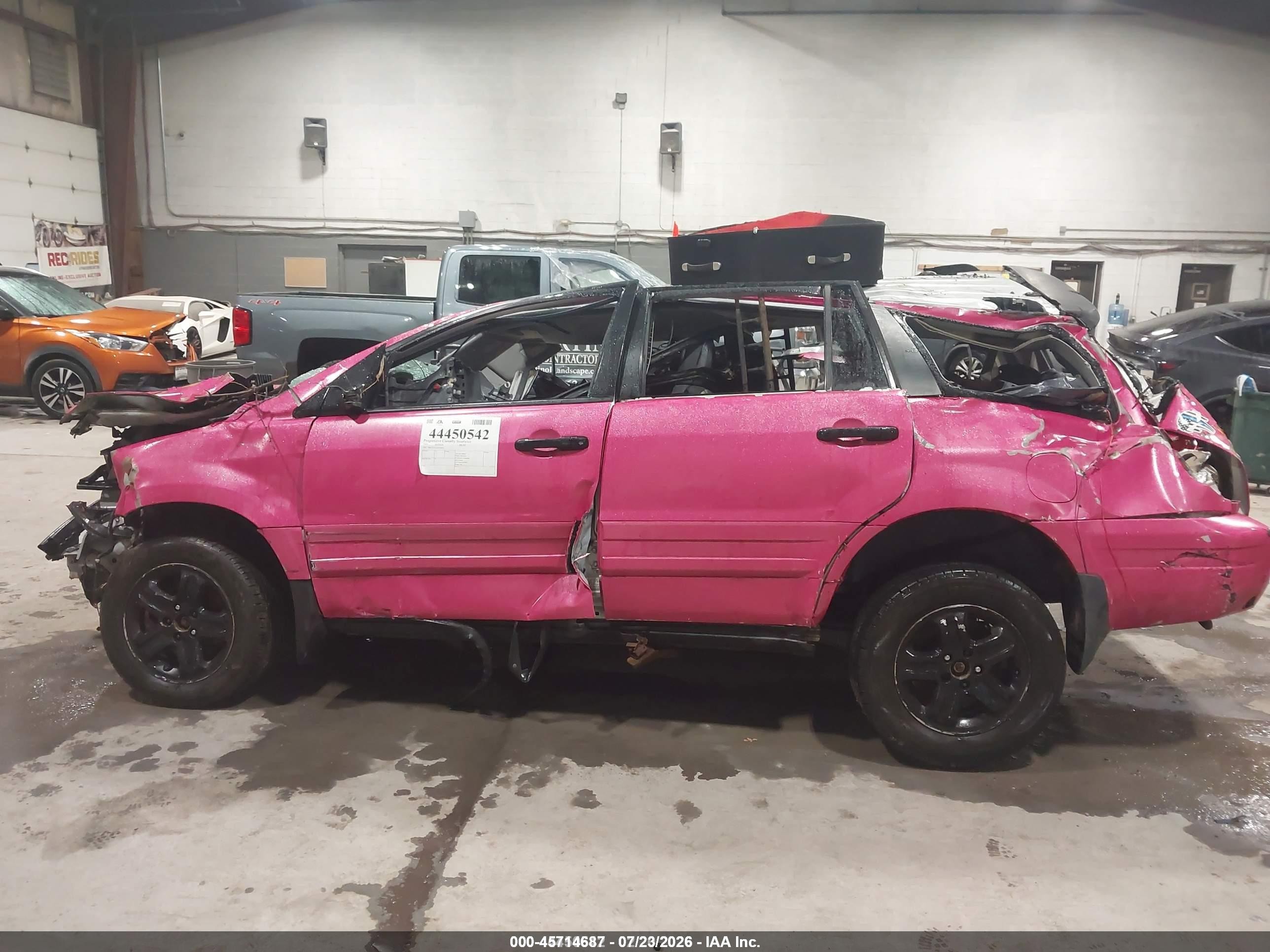 2003 Honda Pilot Ex-l Pink vin: 2HKYF18513H550919
