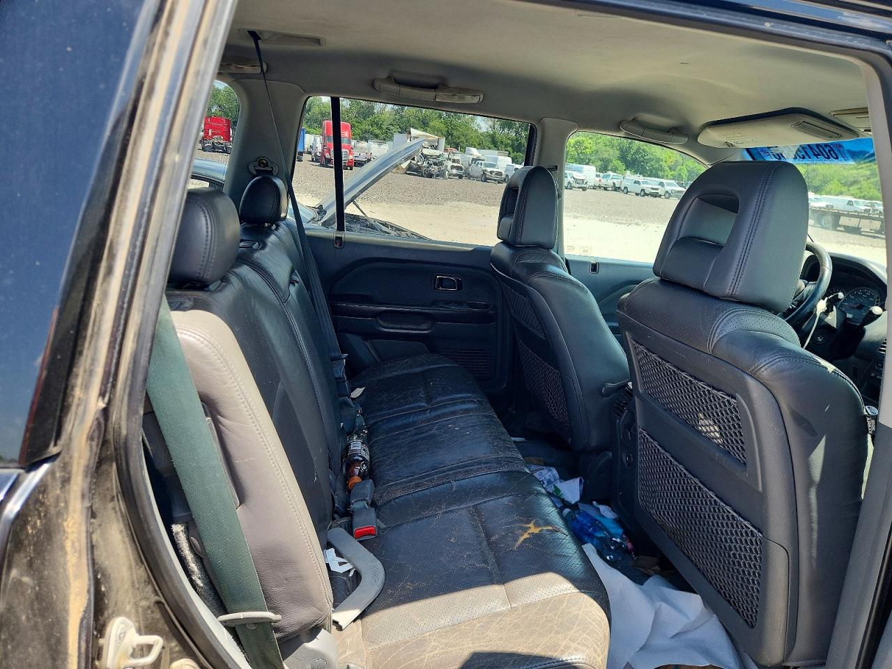 2003 Honda Pilot Exl Black vin: 2HKYF18513H557739