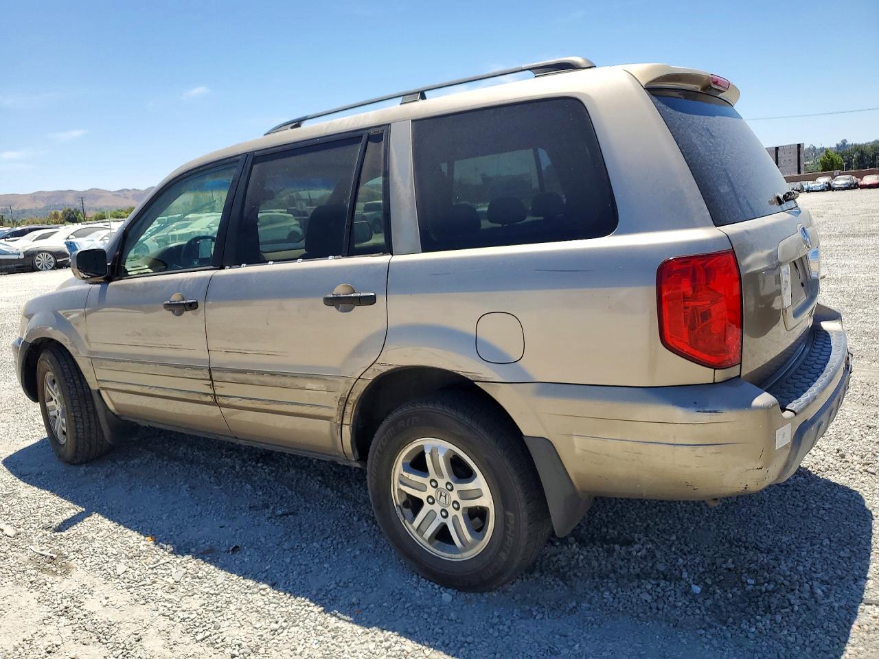 2003 Honda Pilot Exl Tan vin: 2HKYF18513H569454