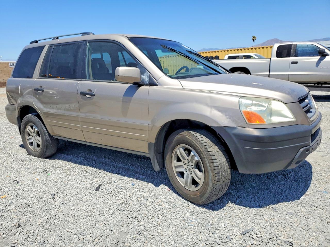 2003 Honda Pilot Exl Tan vin: 2HKYF18513H569454